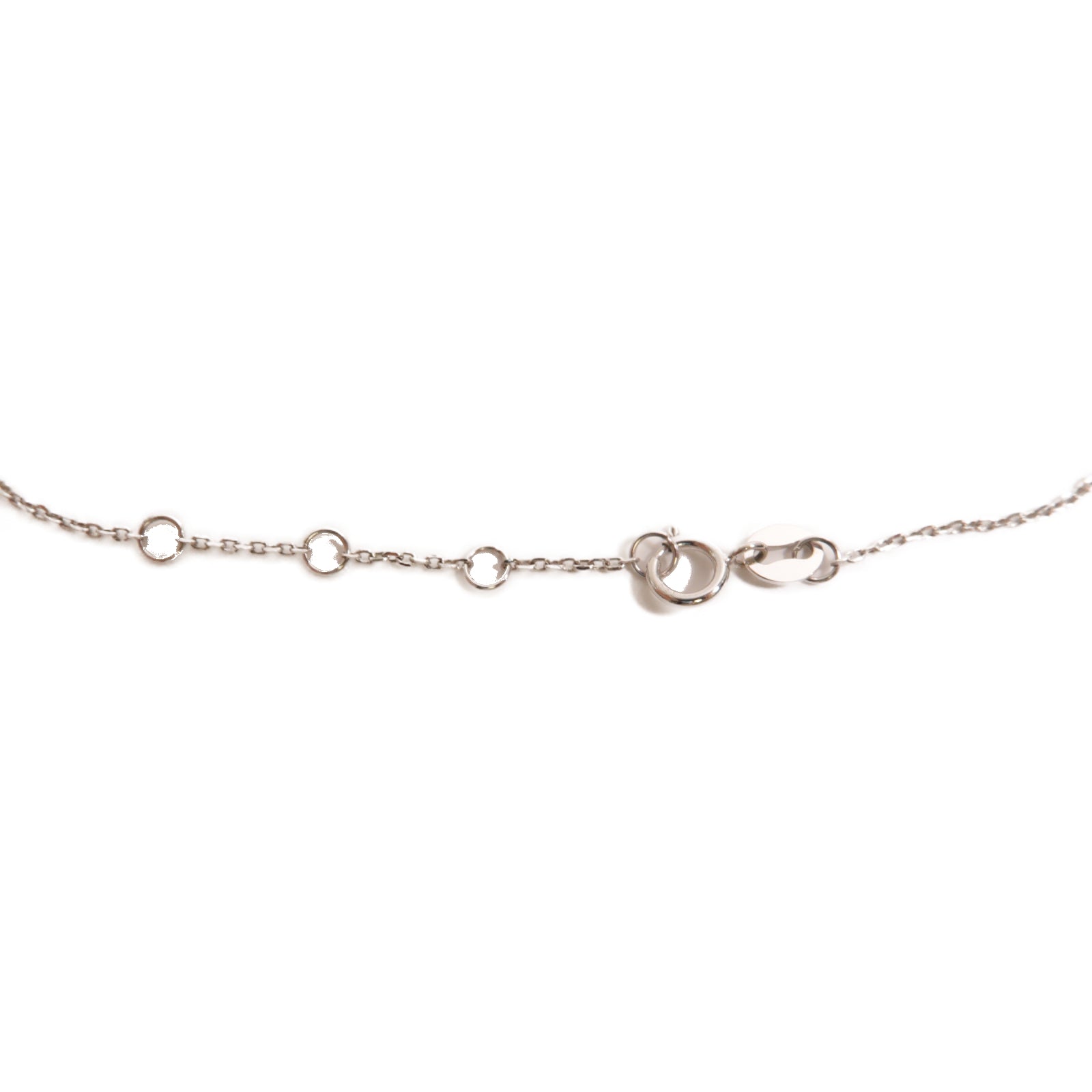JEWELRY 【激減優惠】18K白金Diamond Necklace鑽石項鏈藍色