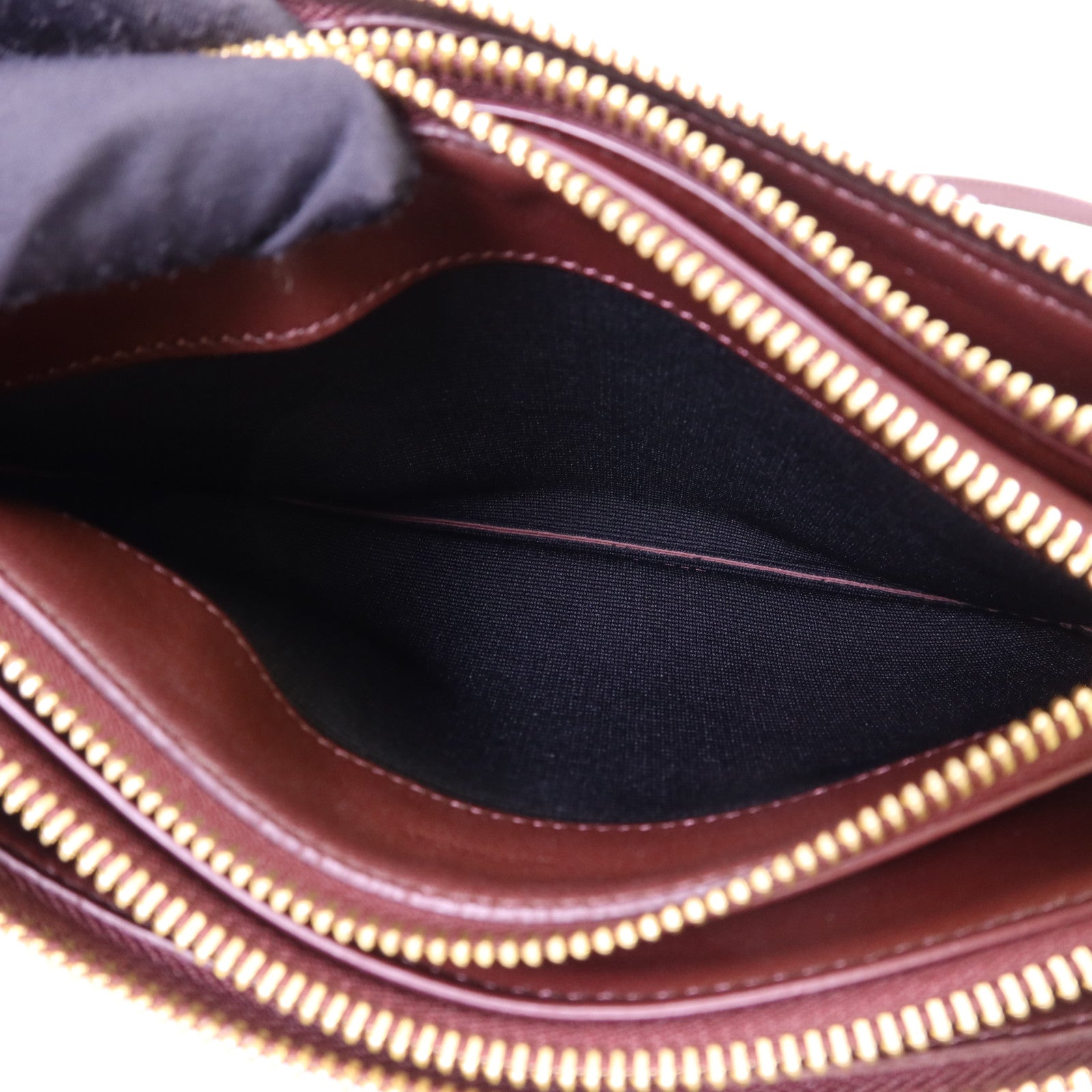 CELINE 牛皮皮革Trio Bag金扣肩背袋