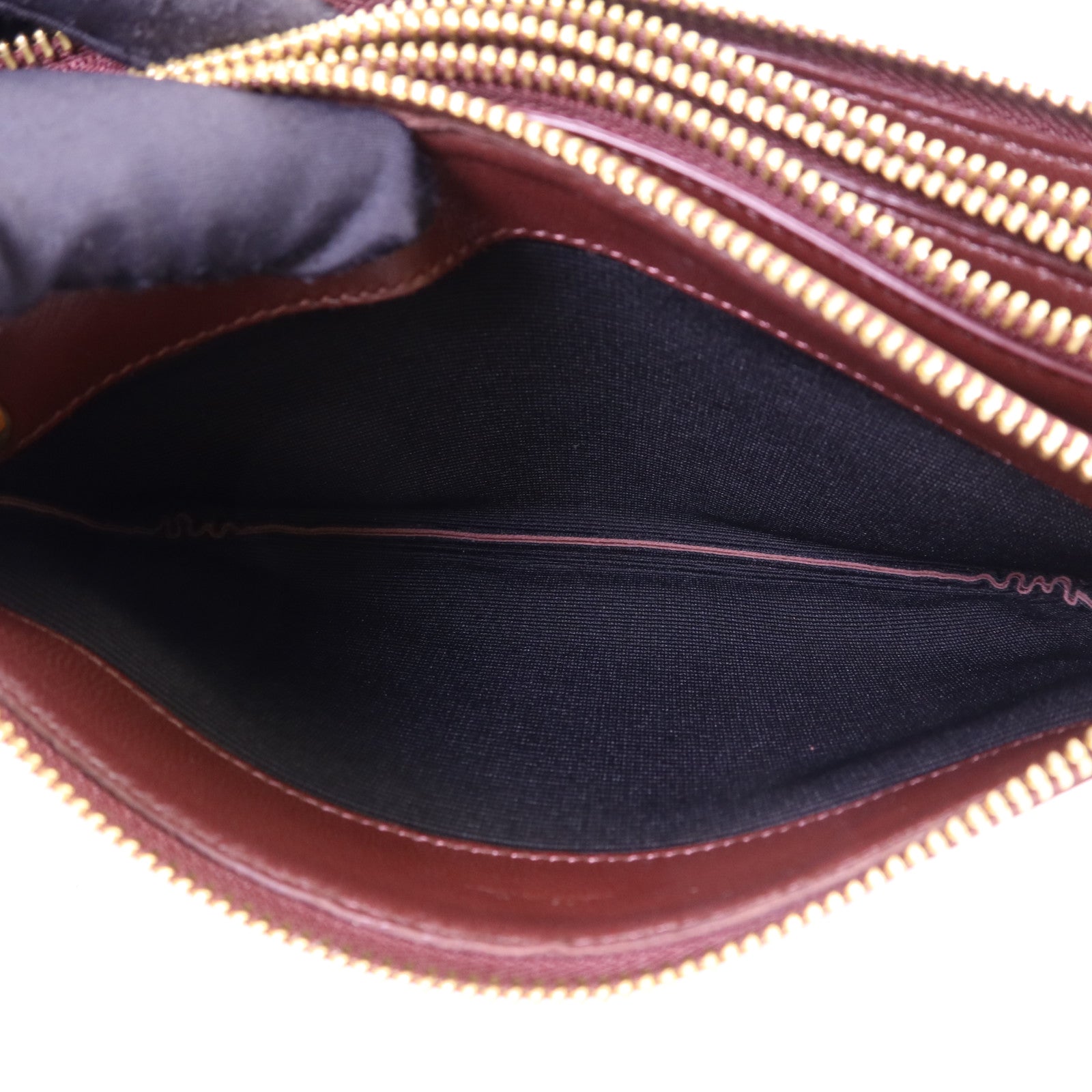 CELINE 牛皮皮革Trio Bag金扣肩背袋