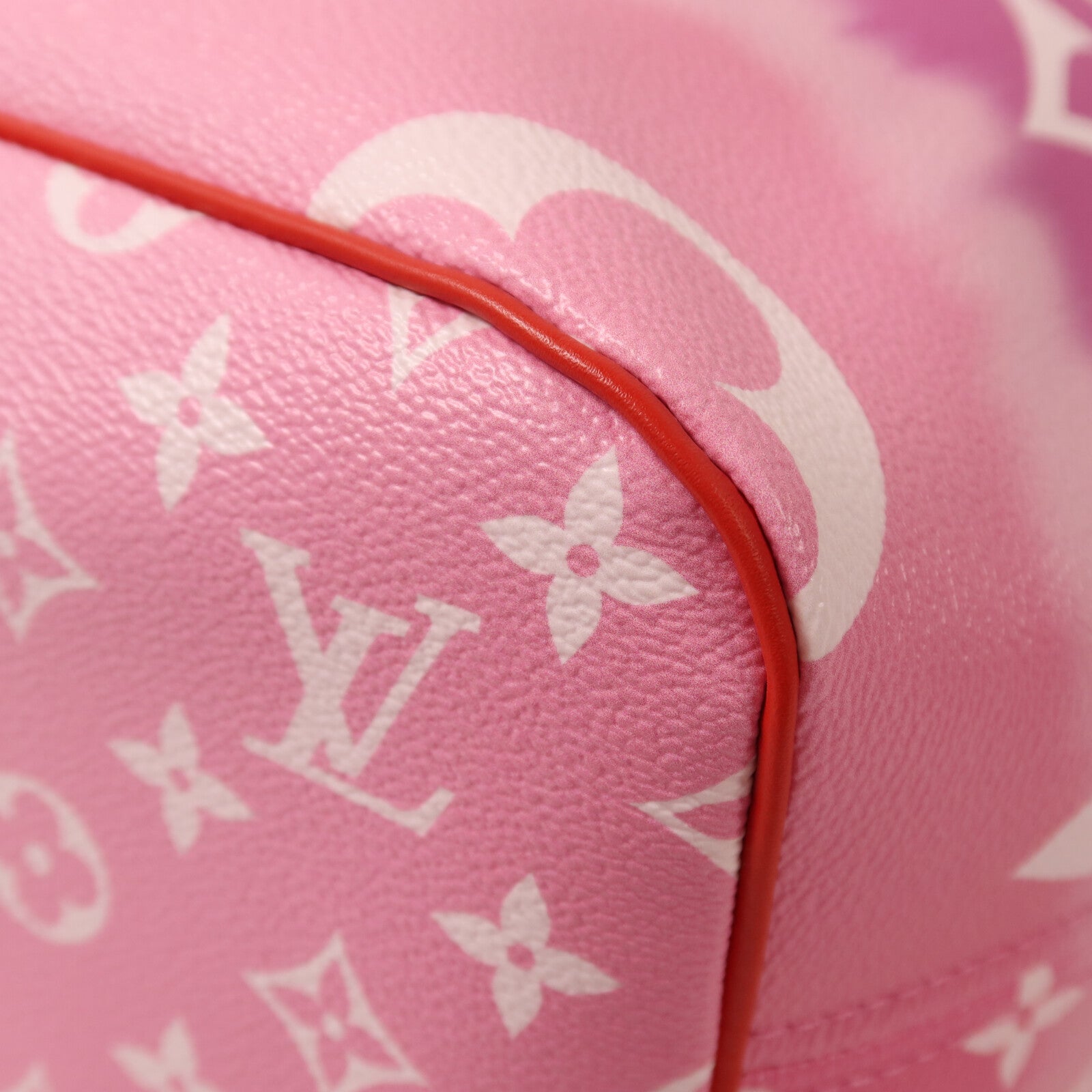 LOUIS VUITTON Monogram Escale Neverfull MM銀扣手挽袋
