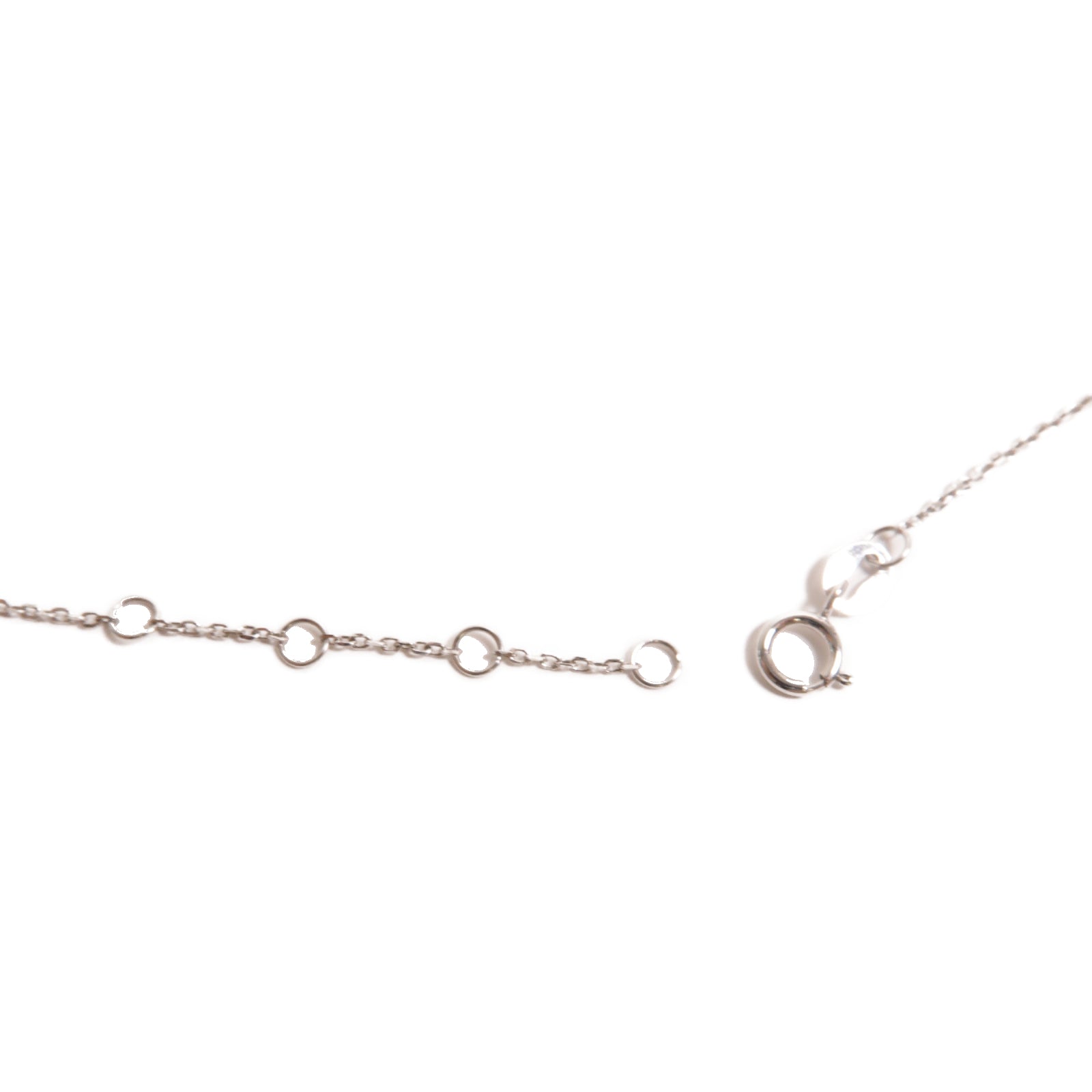 JEWELRY 【激減優惠】18K白金Diamond Necklace鑽石項鏈藍色