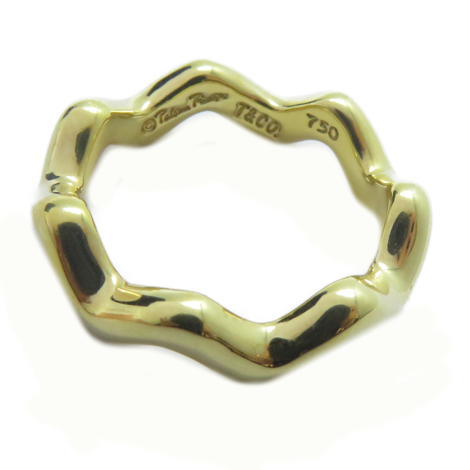 TIFFANY＆CO 18K黃金Ring戒指US#6