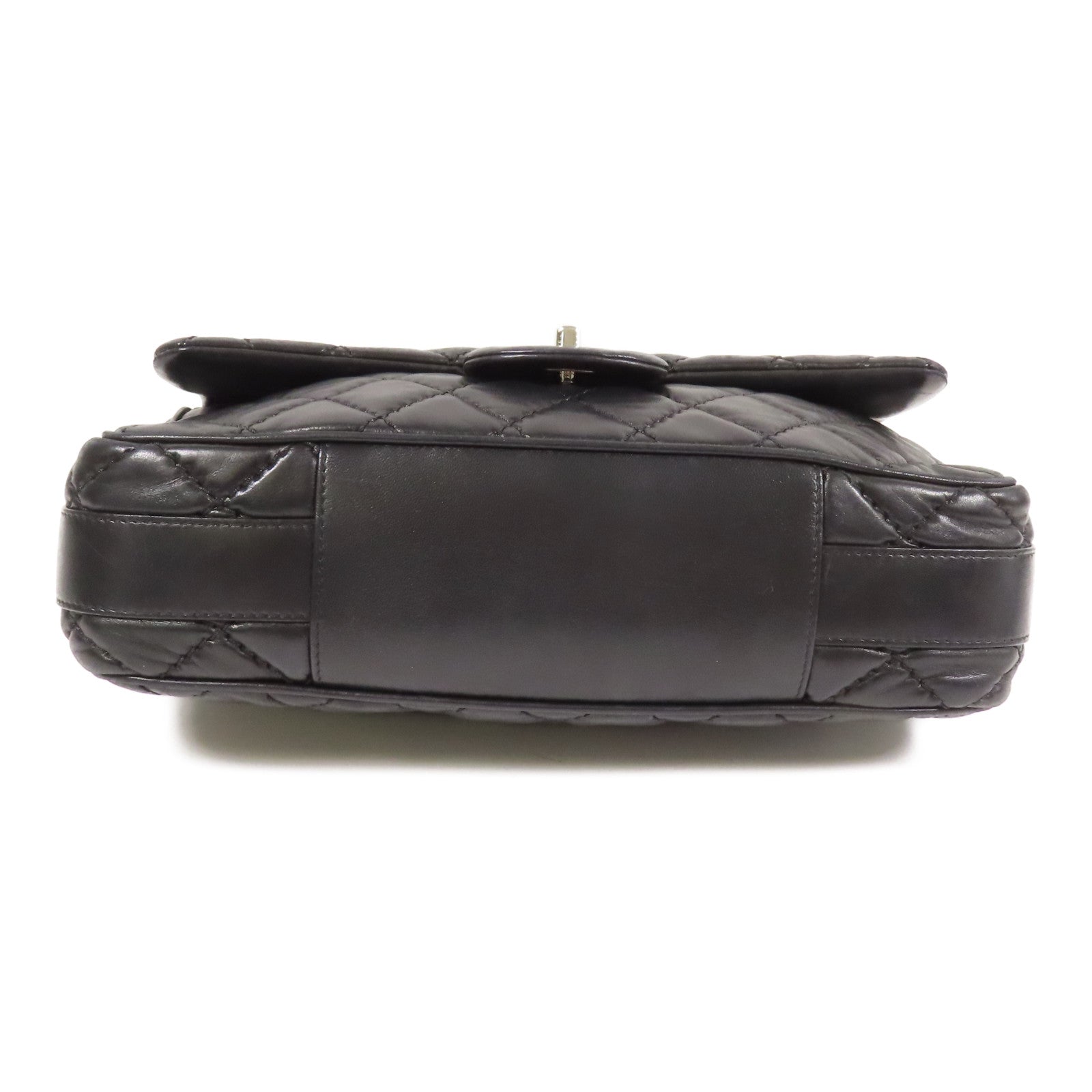 CHANEL 牛皮皮革2 Way Shoulder Bag銀扣手挽肩背兩用袋