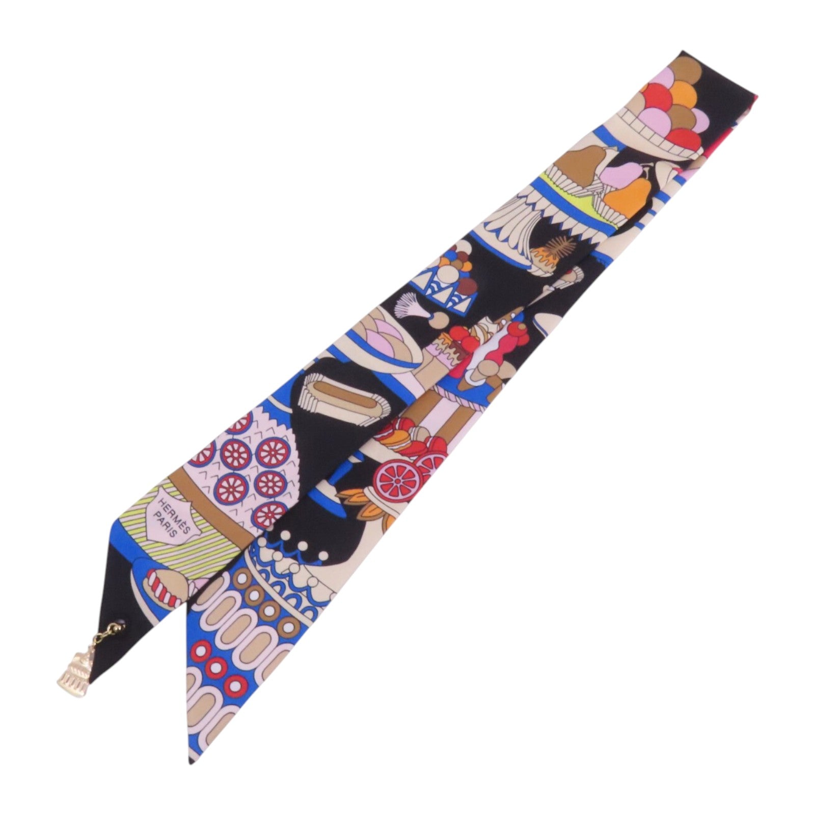 HERMES 絲質Twilly Scarf絲巾