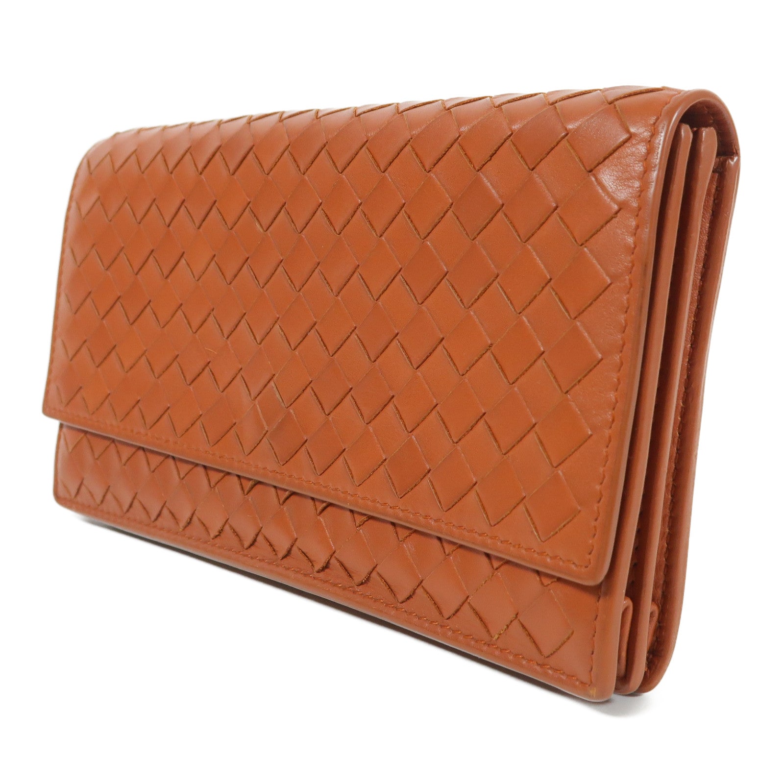 BOTTEGA VENETA 【激減優惠】羊皮皮革Long wallet長錢包