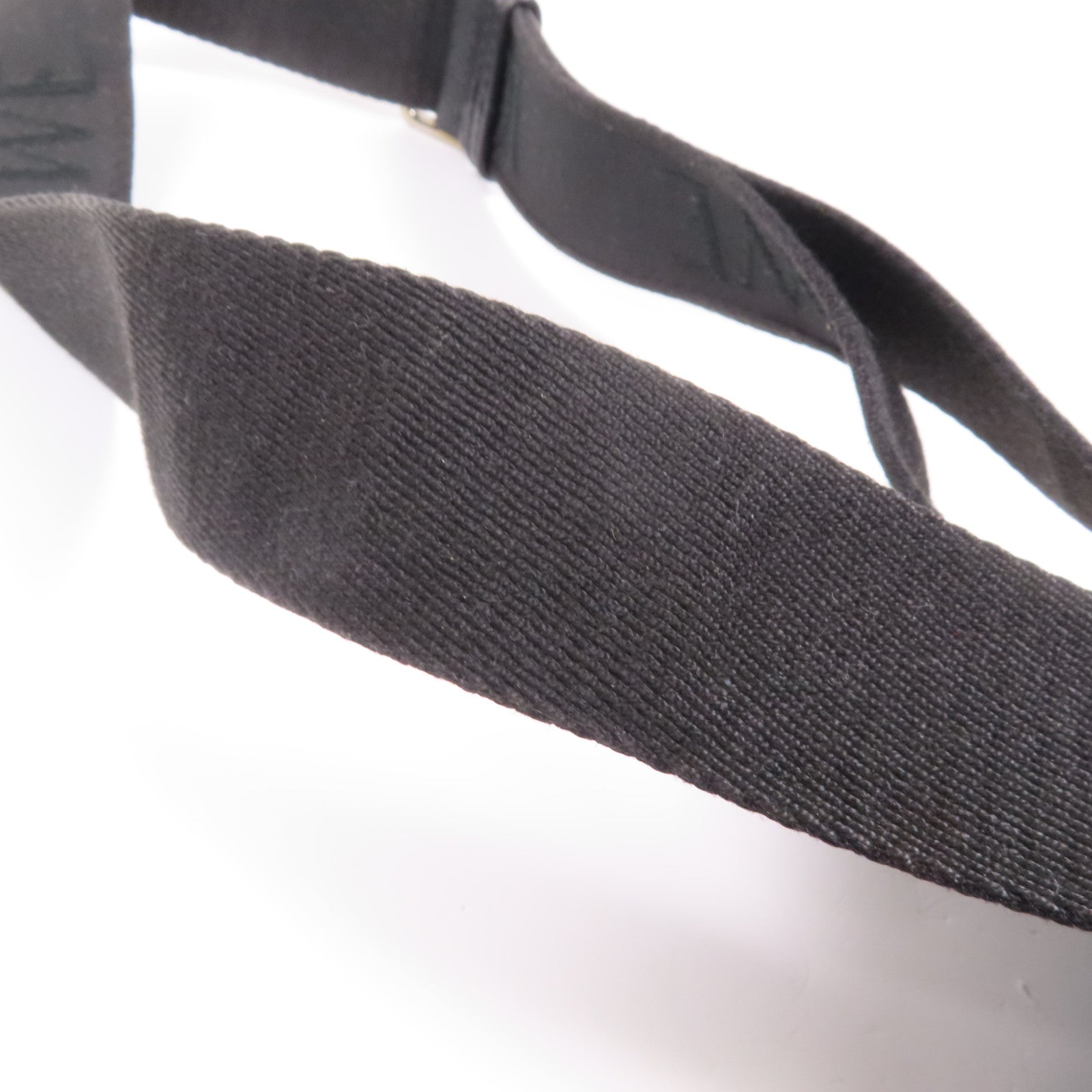 LOEWE 帆布Shoulder Strap銀扣肩帶