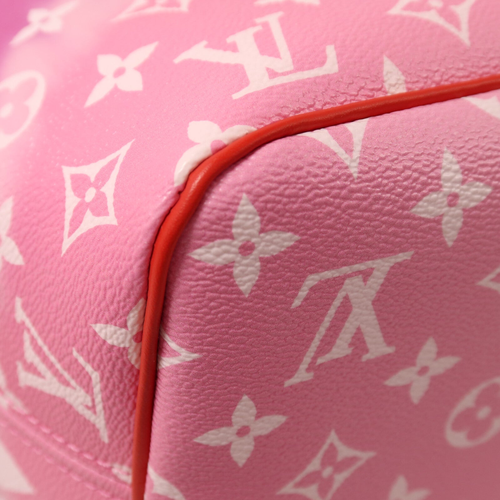 LOUIS VUITTON Monogram Escale Neverfull MM銀扣手挽袋