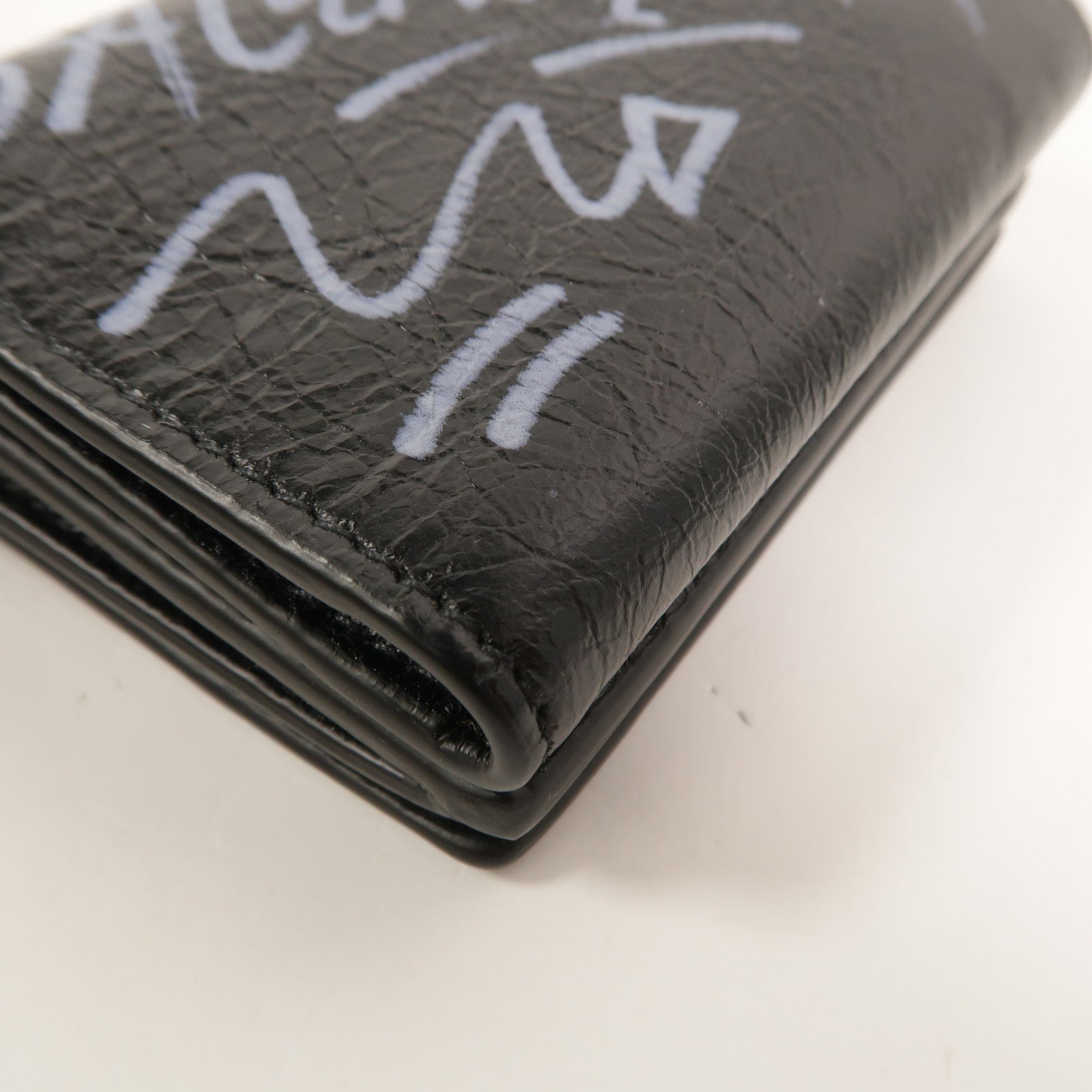 BALENCIAGA 牛皮皮革Trifold Mini Wallet錢包