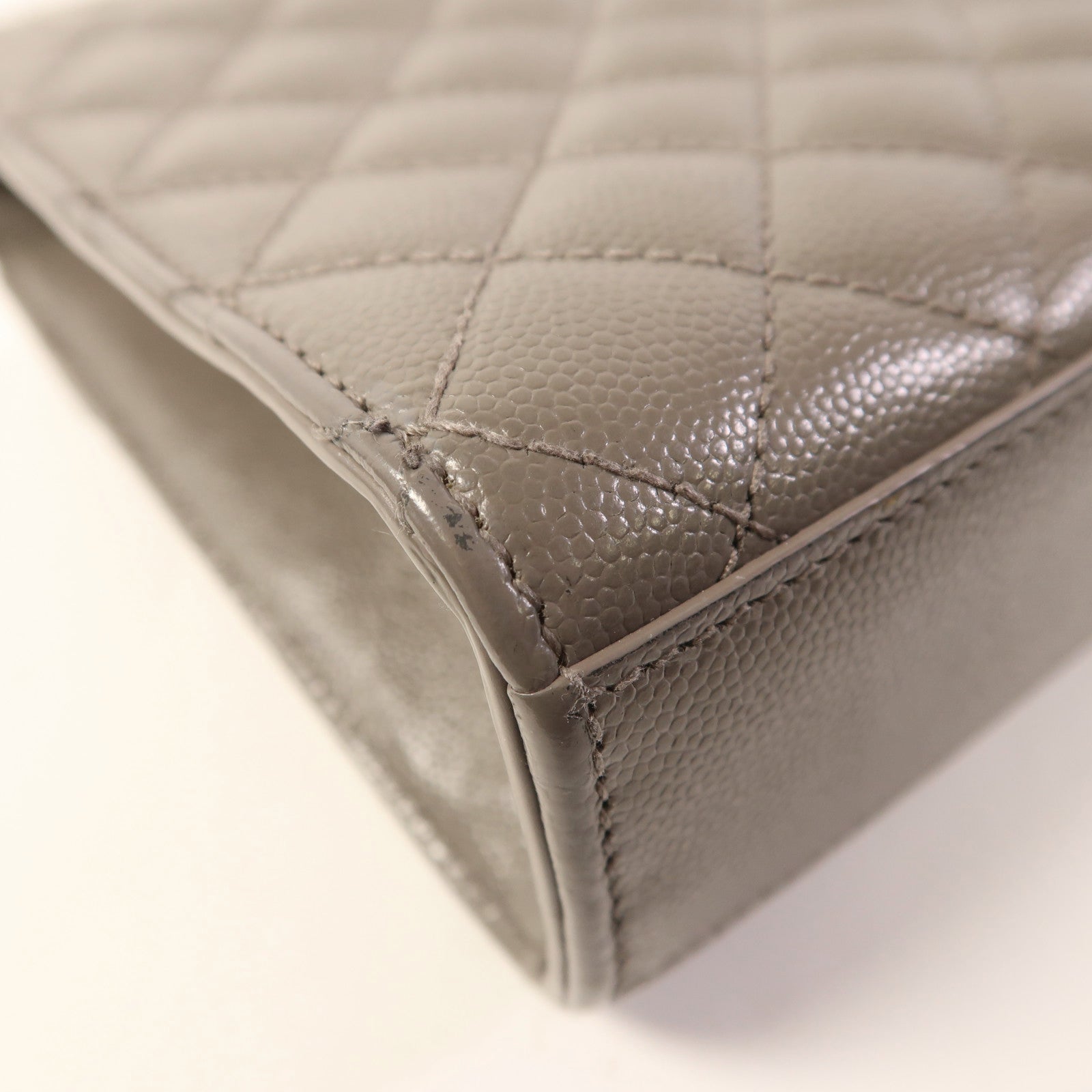 YVES SAINT LAURENT 牛皮皮革Shoulder Bag金扣鏈帶肩背袋