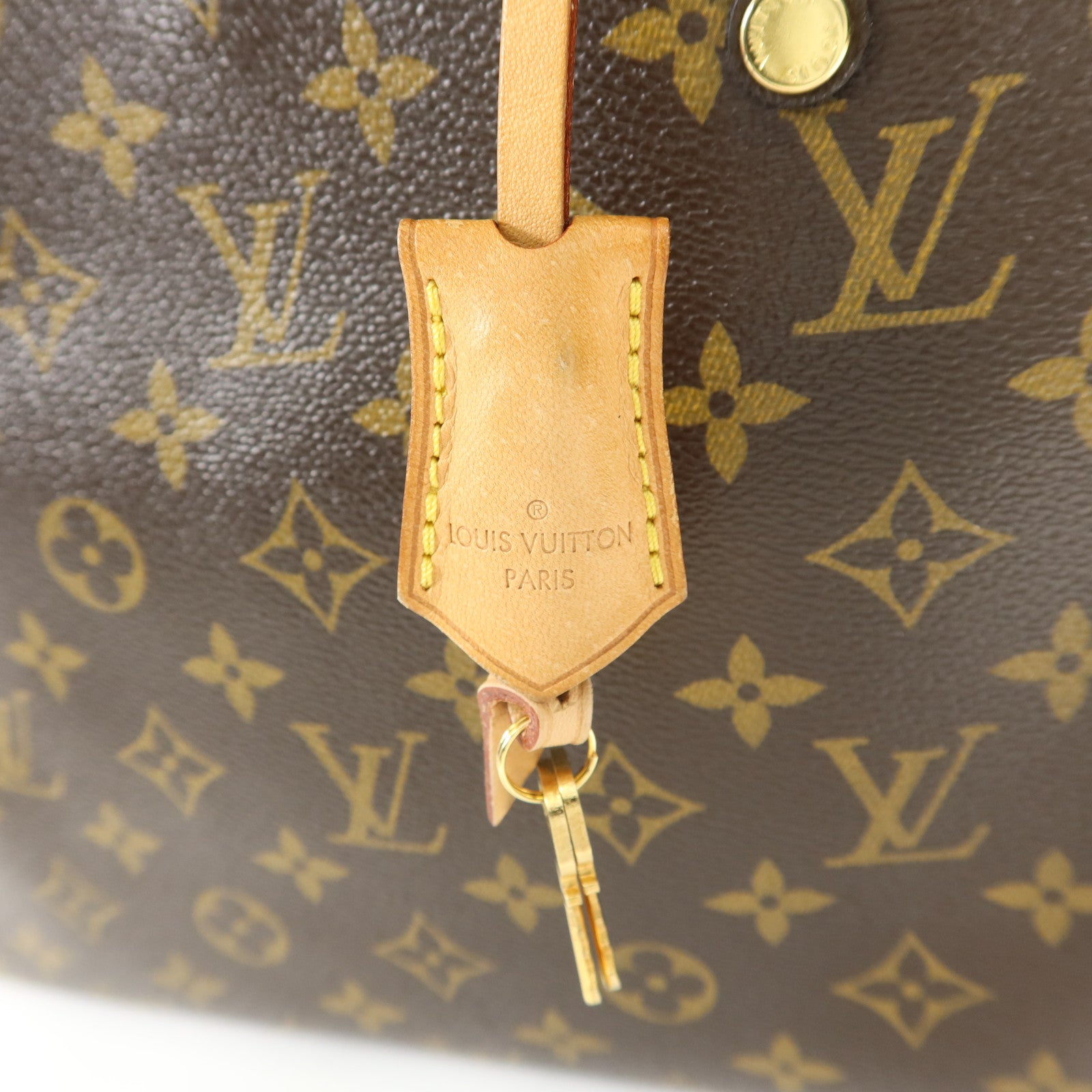 LOUIS VUITTON Monogram Montaigne MM金扣手挽肩背兩用袋