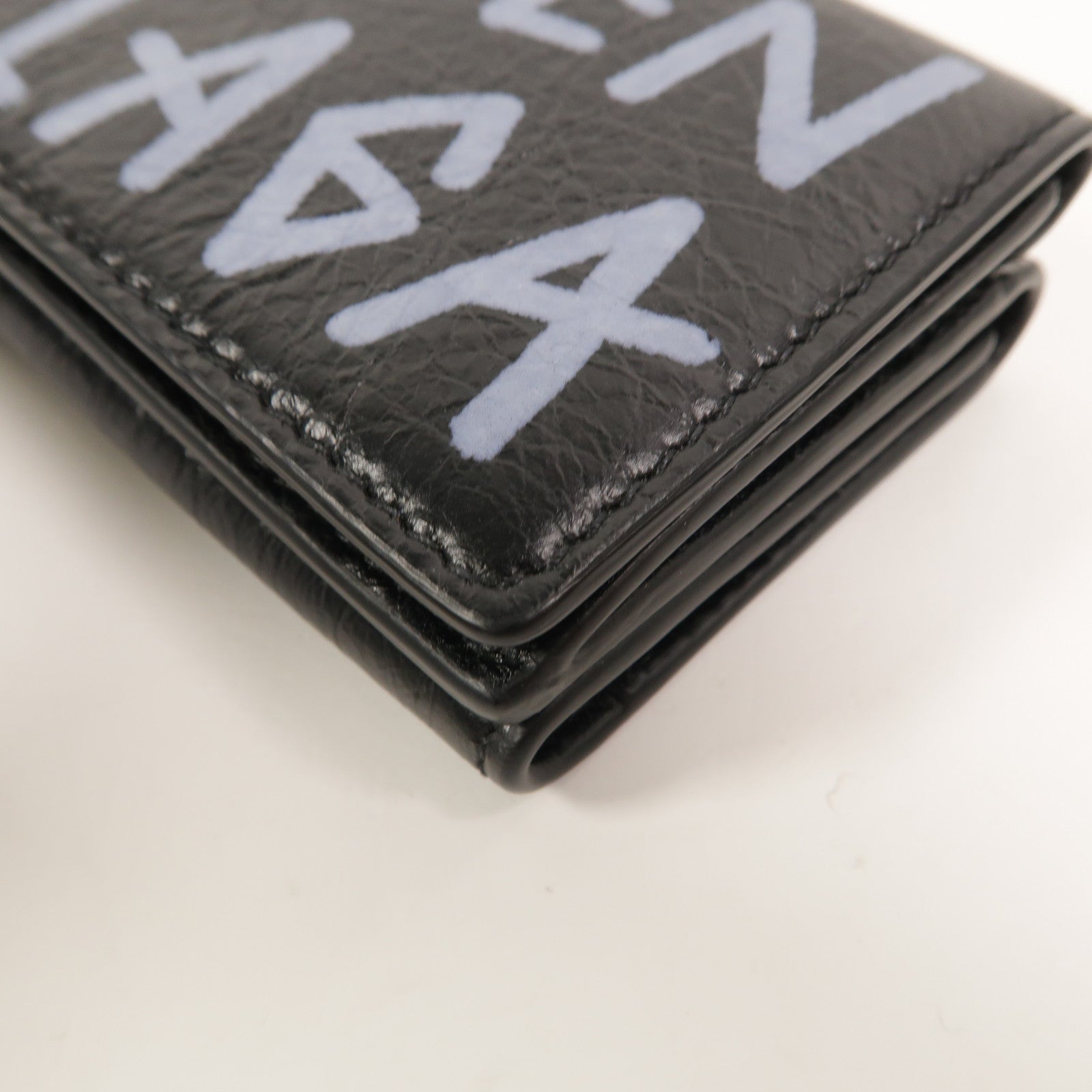 BALENCIAGA 牛皮皮革Trifold Mini Wallet錢包