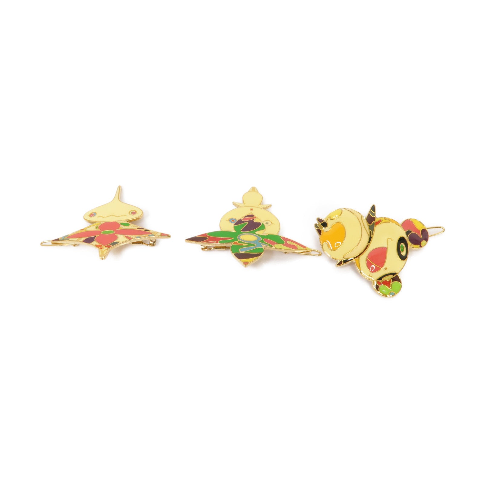 LOUIS VUITTON 【激減優惠】金屬Takashi Murakami Hair Pin Set髮夾套裝彩色