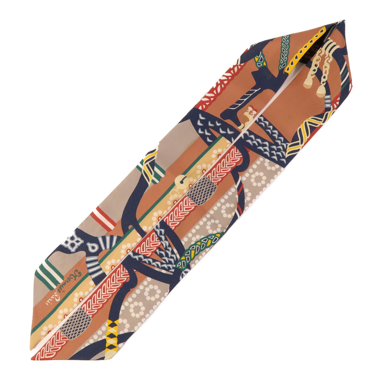 HERMES 絲質Twilly絲巾