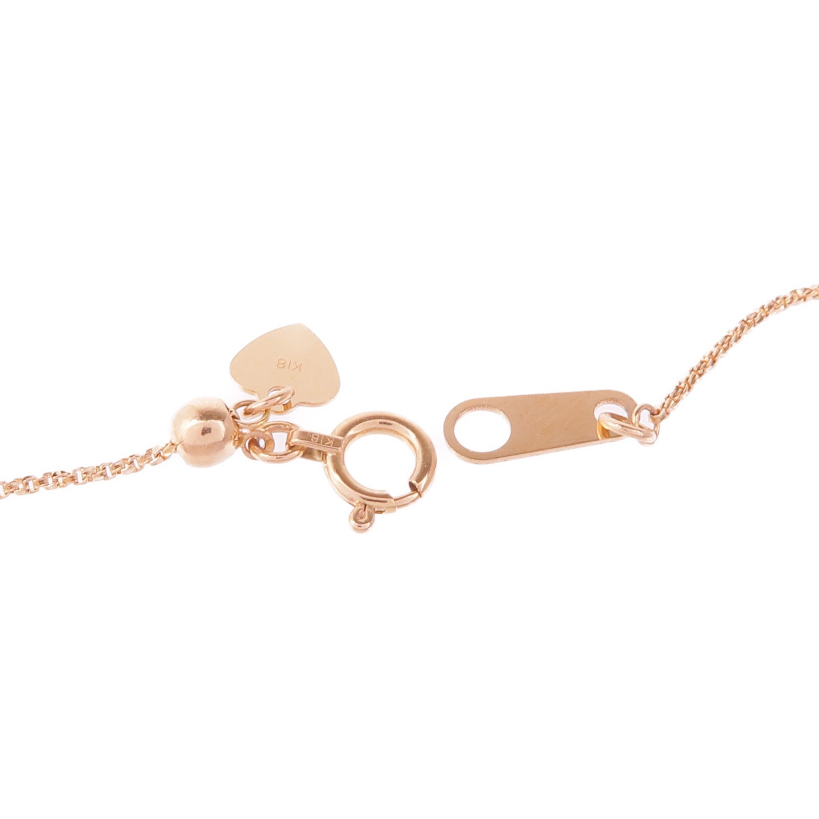 JEWELRY 18K玫瑰金/PT900鉑金Diamond Necklace鑽石項鍊