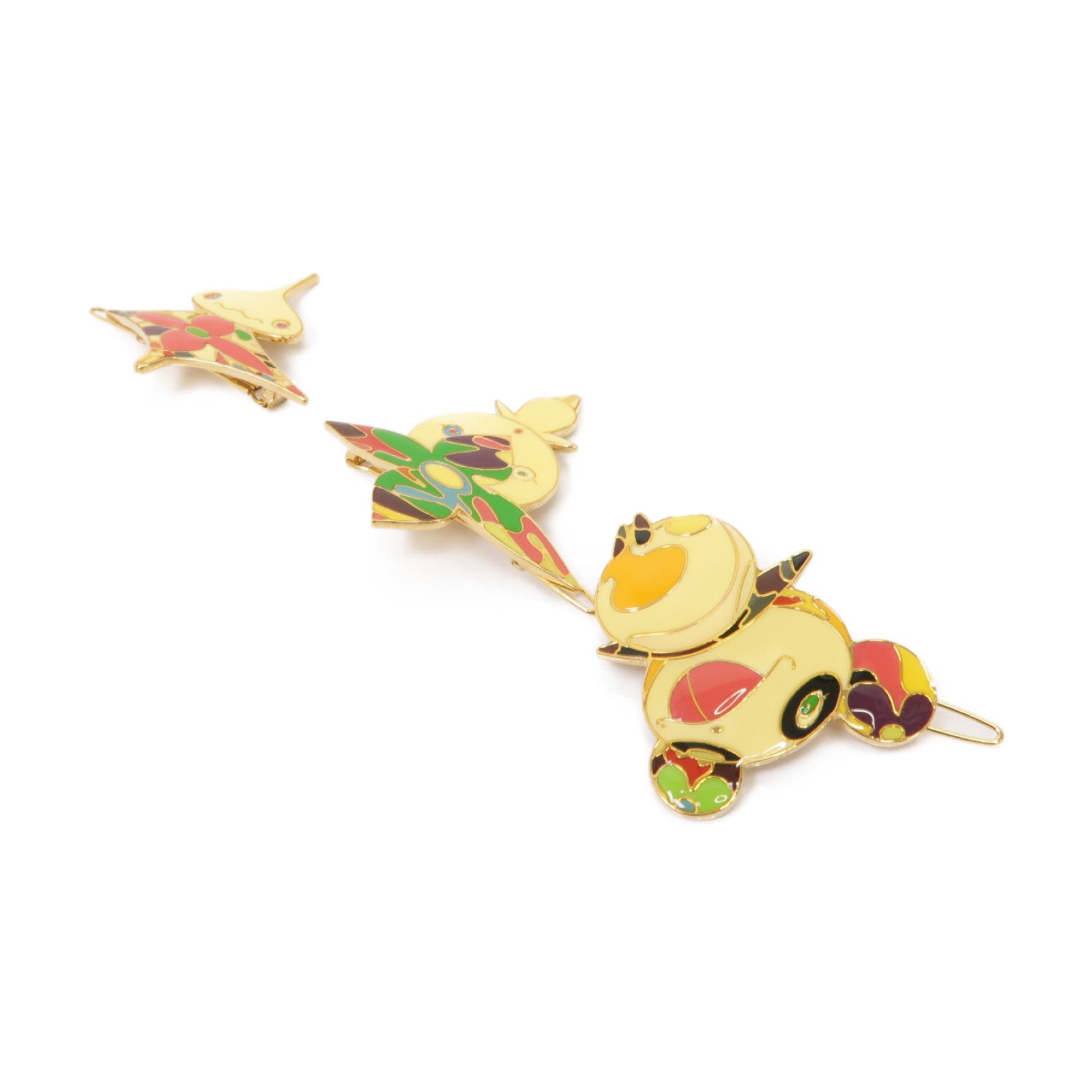 LOUIS VUITTON 【激減優惠】金屬Takashi Murakami Hair Pin Set髮夾套裝彩色
