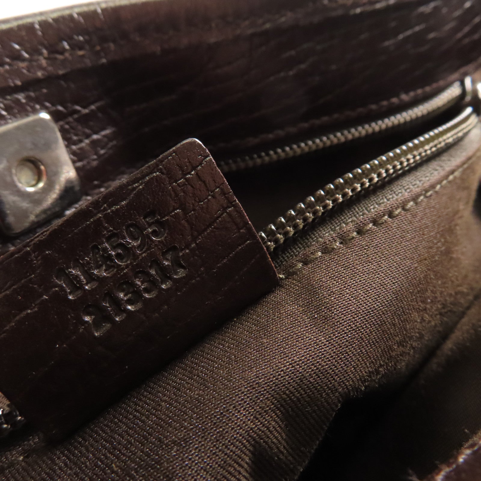 GUCCI 塗層帆布Tote Bag銀扣手挽袋