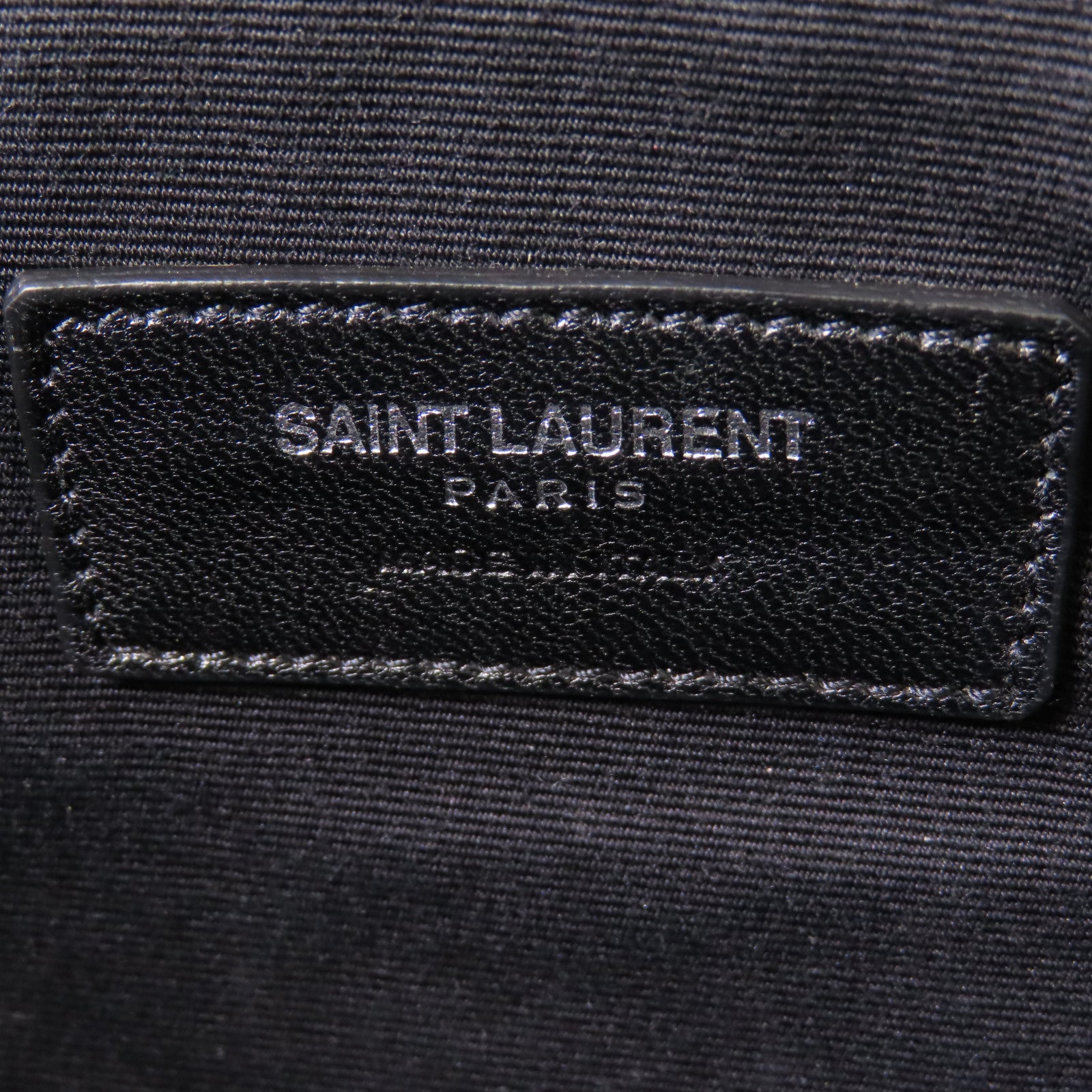 SAINT LAURENT 牛皮皮革Clutch銀扣手拿包