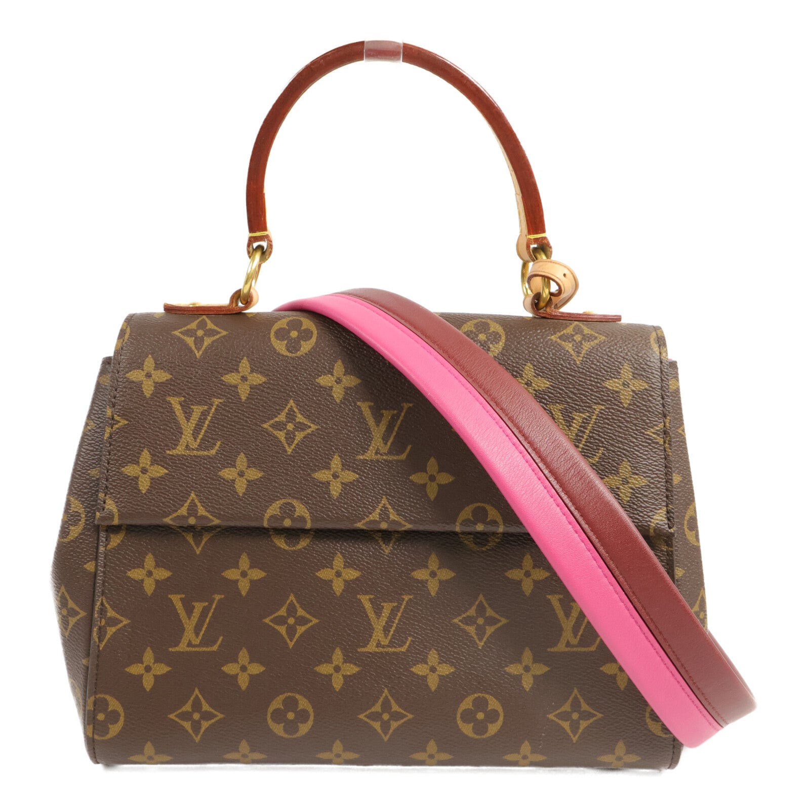 LOUIS VUITTON Monogram Cluny BB手挽肩背兩用袋