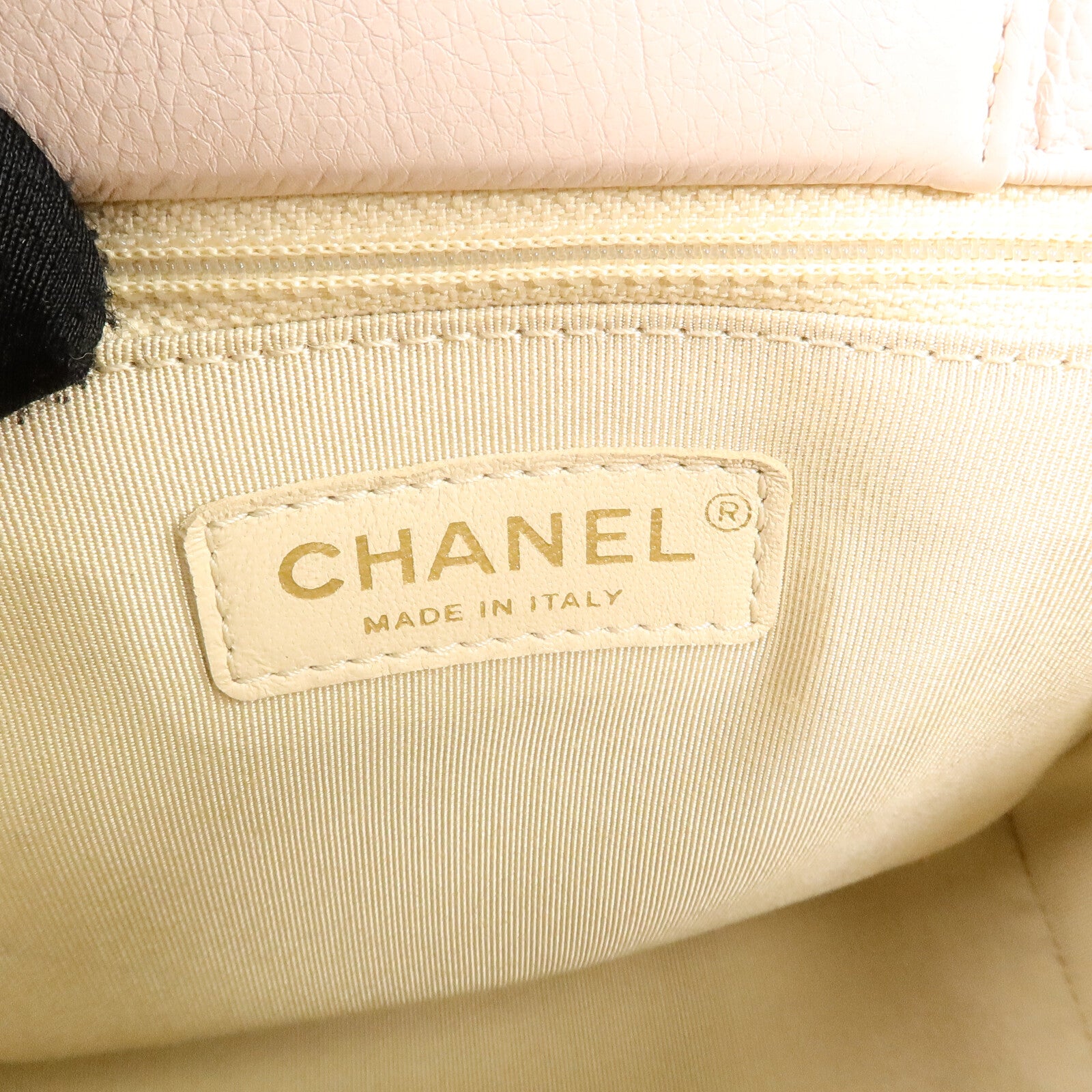 CHANEL 牛皮皮革Label Click Shopping Tote手挽肩背兩用袋