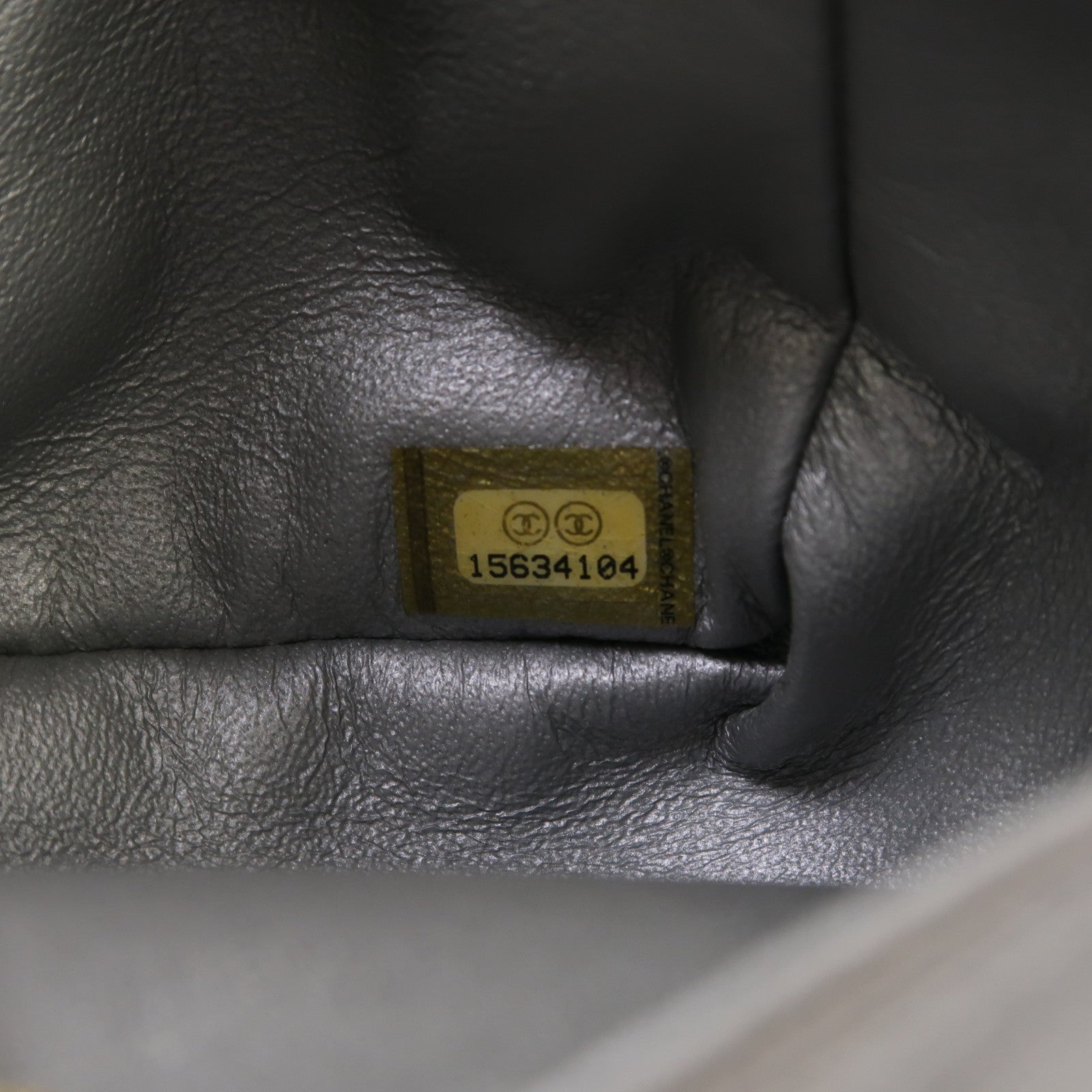 CHANEL 【激減優惠】菱格牛皮皮革Classic Flap 20 Chain Shoulder Bag金扣鏈帶肩背袋銀色