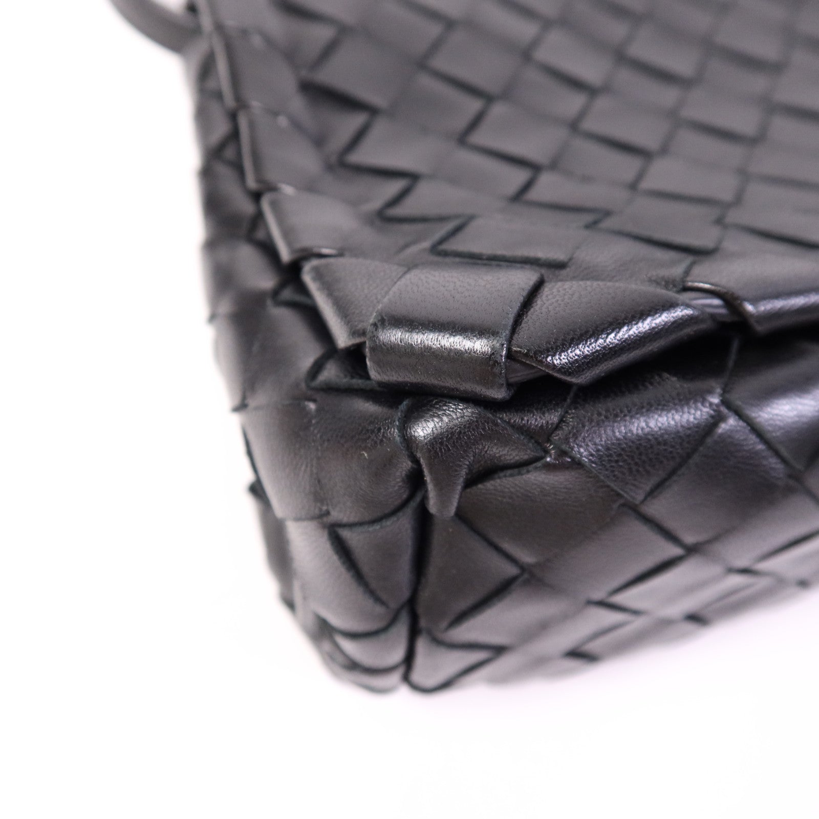BOTTEGA VENETA 牛皮皮革Shoulder Bag銀扣肩背袋