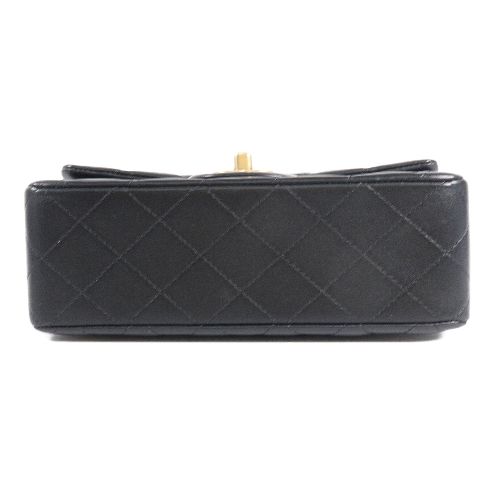 CHANEL 羊皮皮革Mini Classic 20 With Handle鏈帶手挽肩背兩用袋