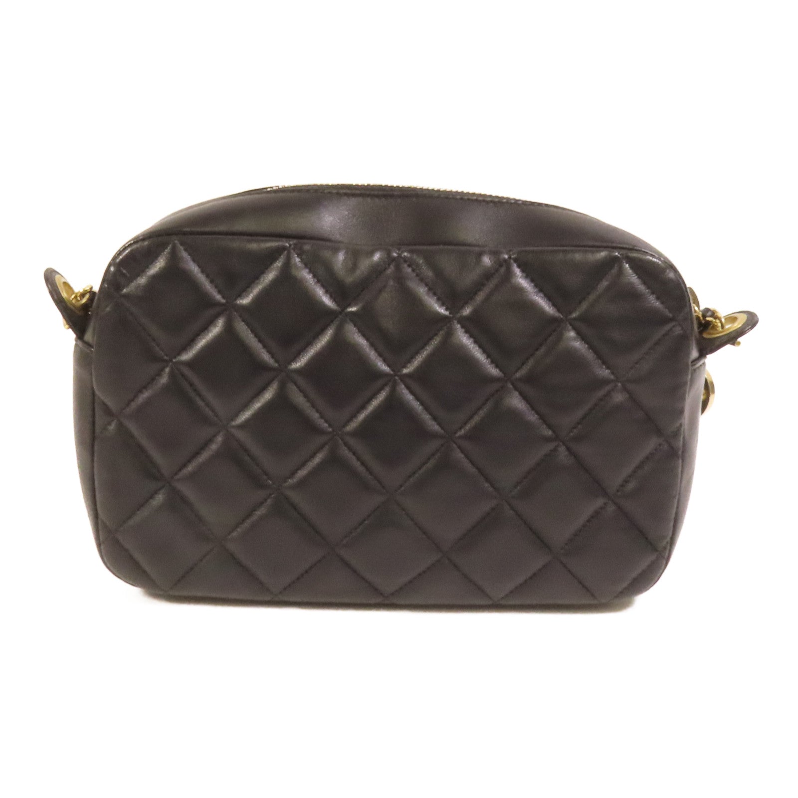 CHANEL 羊皮皮革Camera Bag金扣肩背袋