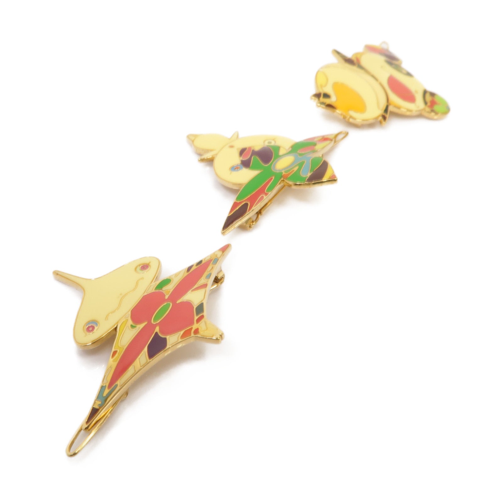 LOUIS VUITTON 【激減優惠】金屬Takashi Murakami Hair Pin Set髮夾套裝彩色