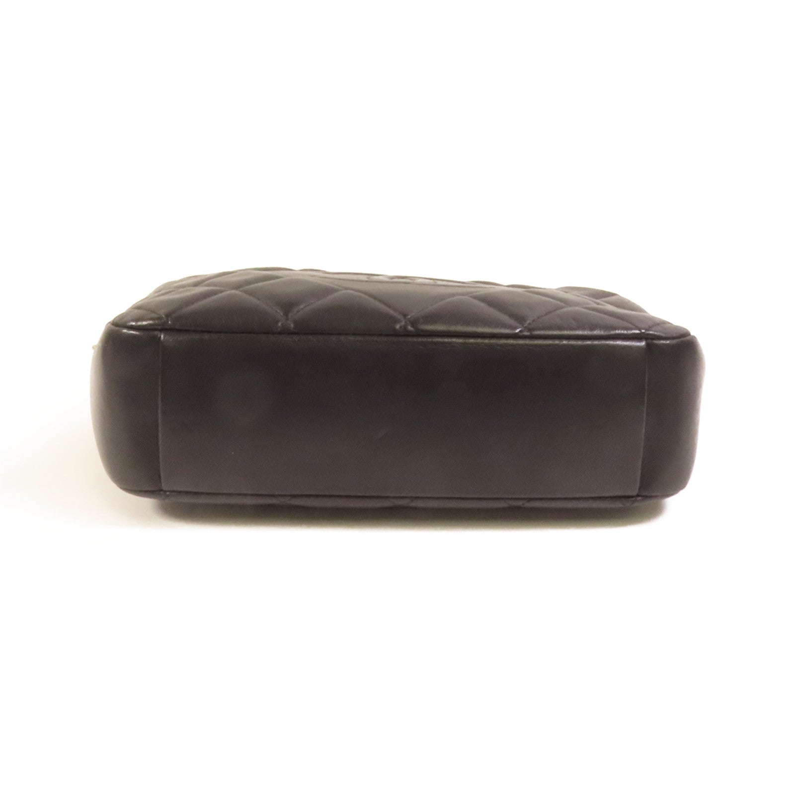 CHANEL 羊皮皮革Camera Bag金扣肩背袋