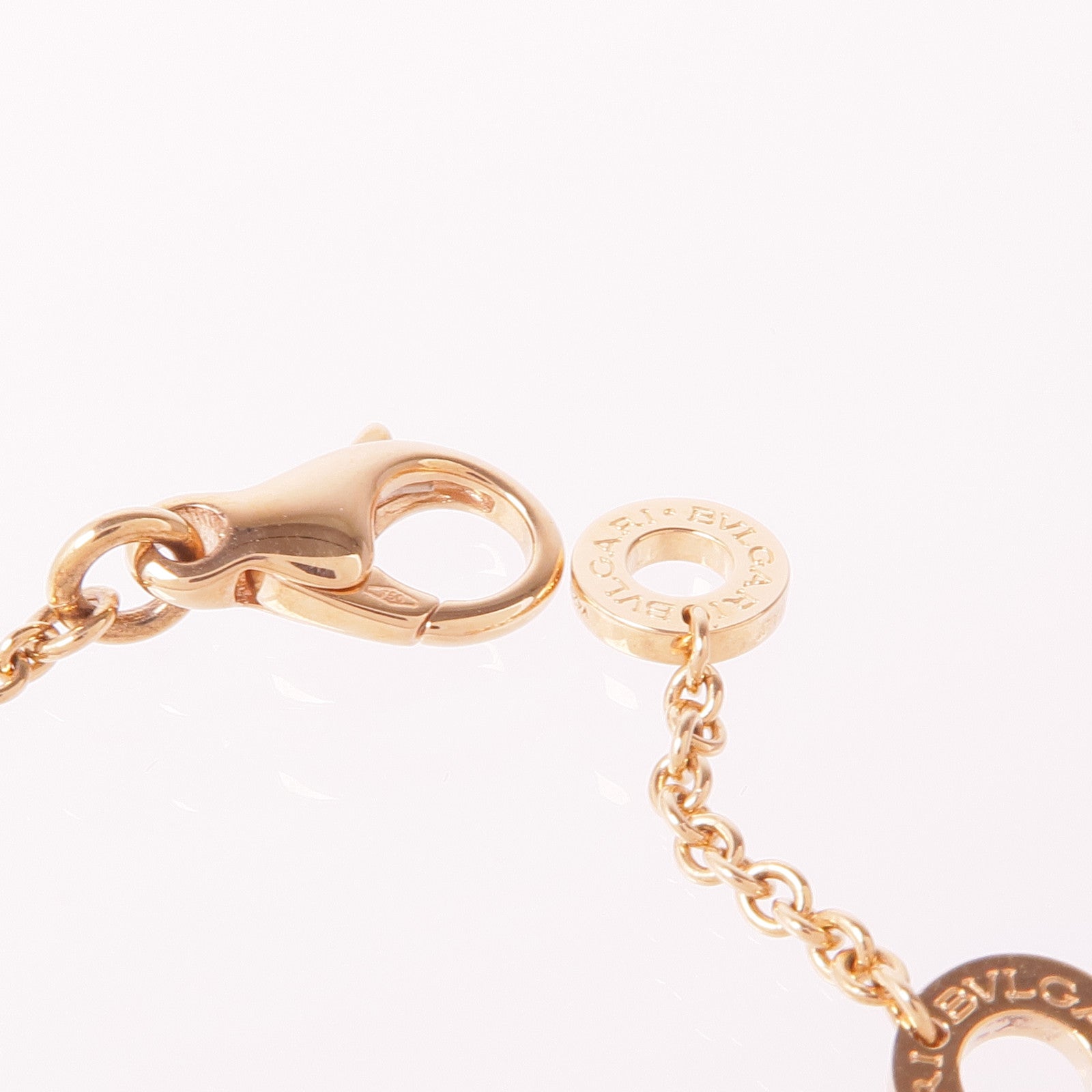 BVLGARI Essential Necklace 360053 Pink Sapphire 18K Pink Gold