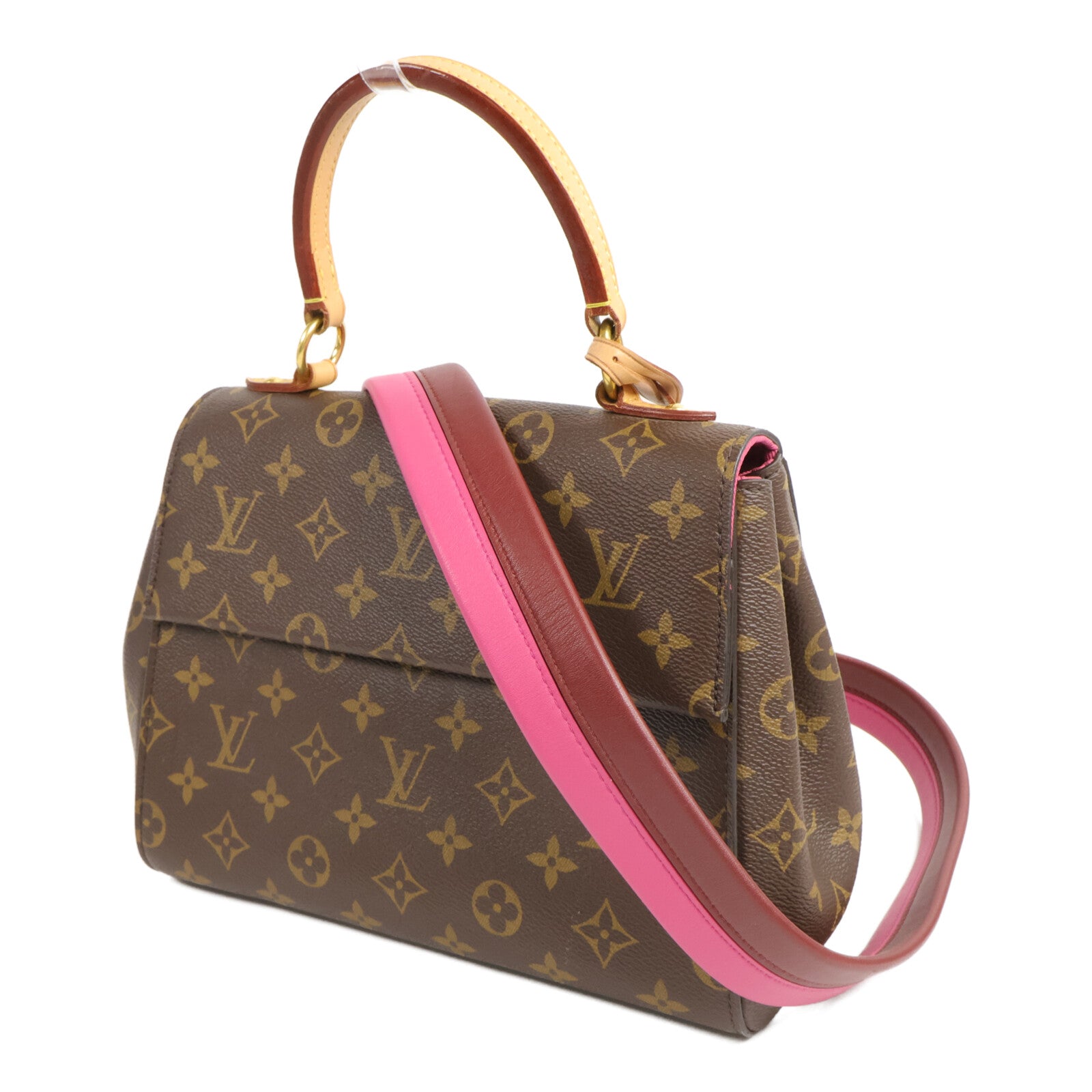 LOUIS VUITTON Monogram Cluny BB手挽肩背兩用袋