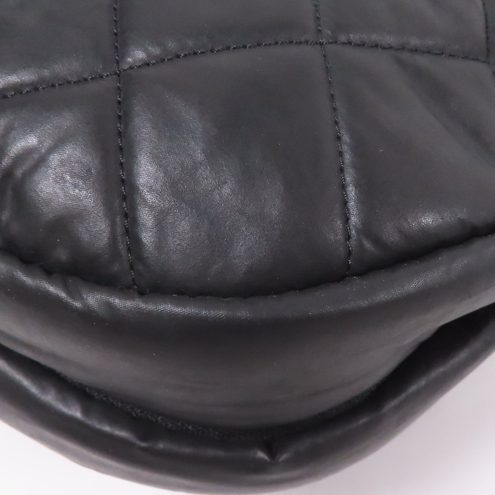 CHANEL 尼龍Coco Cocoon銀扣肩背袋