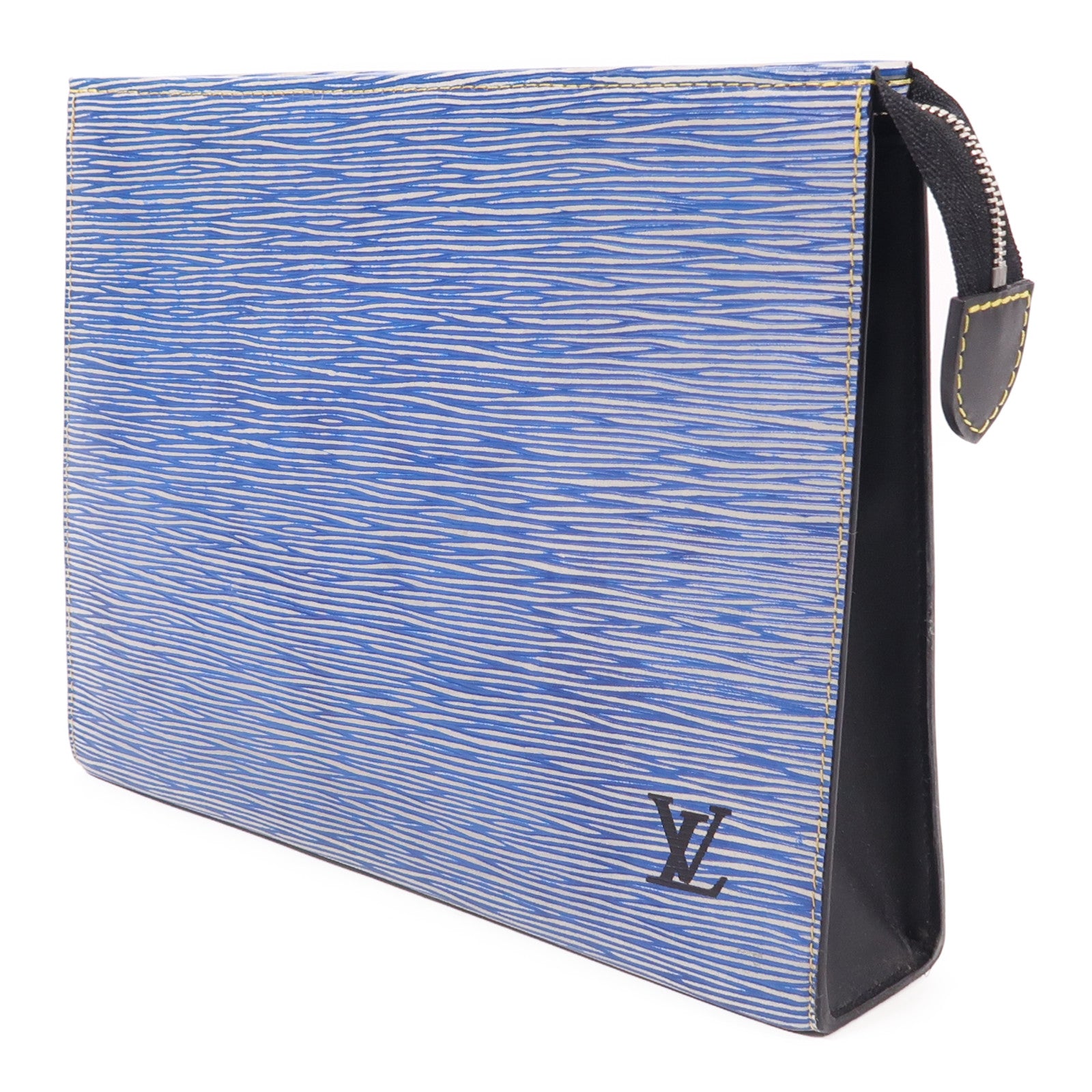LOUIS VUITTON LV SHW Poche Toilette Pouch M54654 Epi Blue