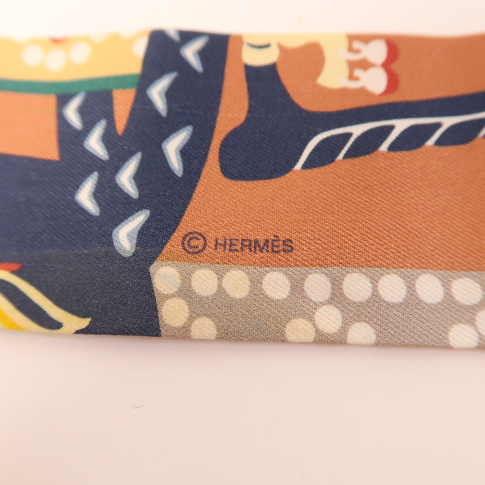 HERMES 絲質Twilly絲巾