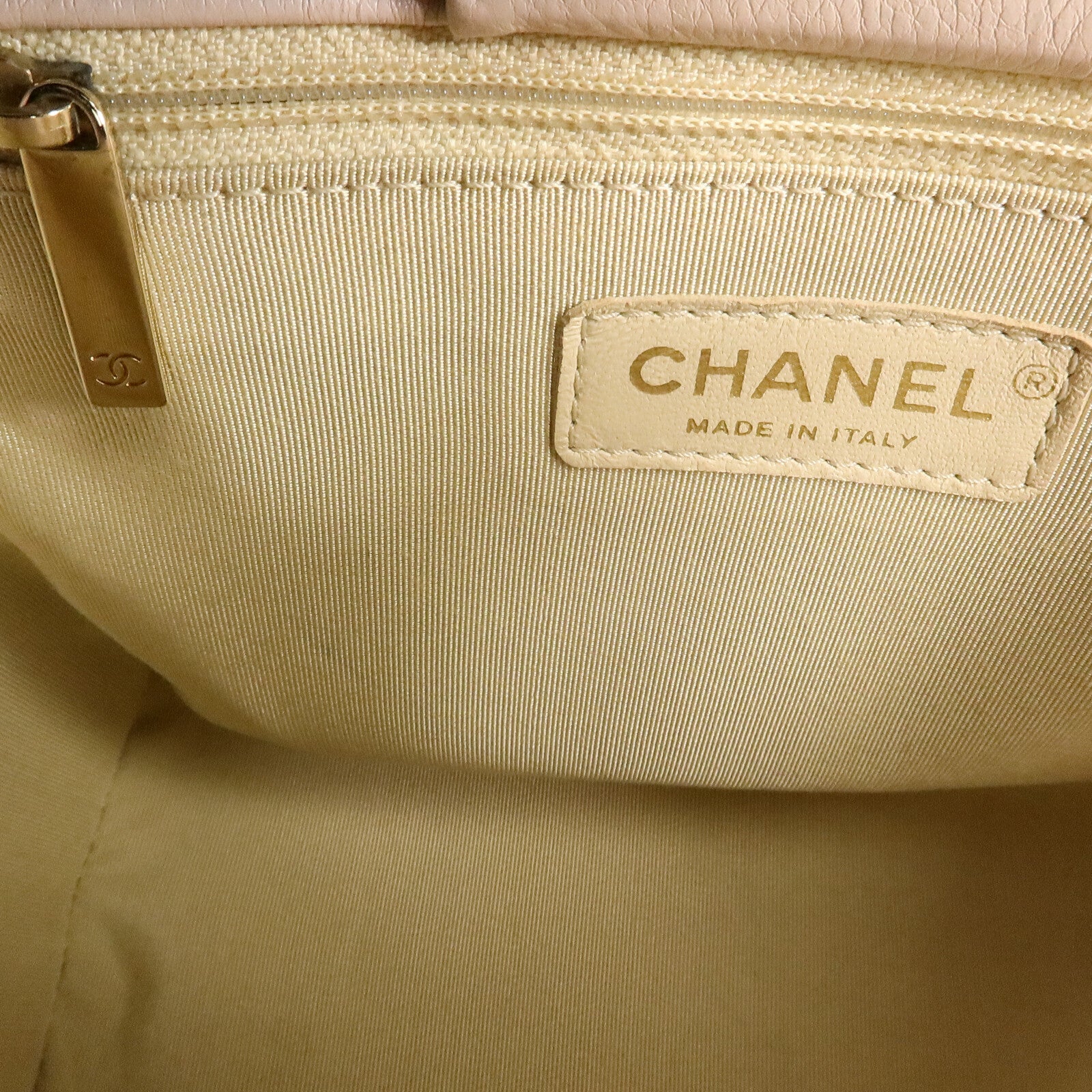 CHANEL 牛皮皮革Label Click Shopping Tote手挽肩背兩用袋