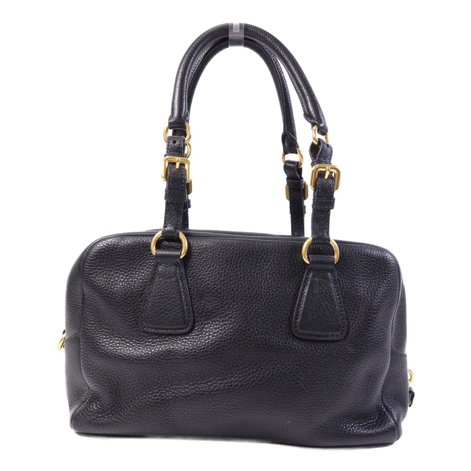 PRADA 牛皮皮革Shoulder Bag金扣肩背袋
