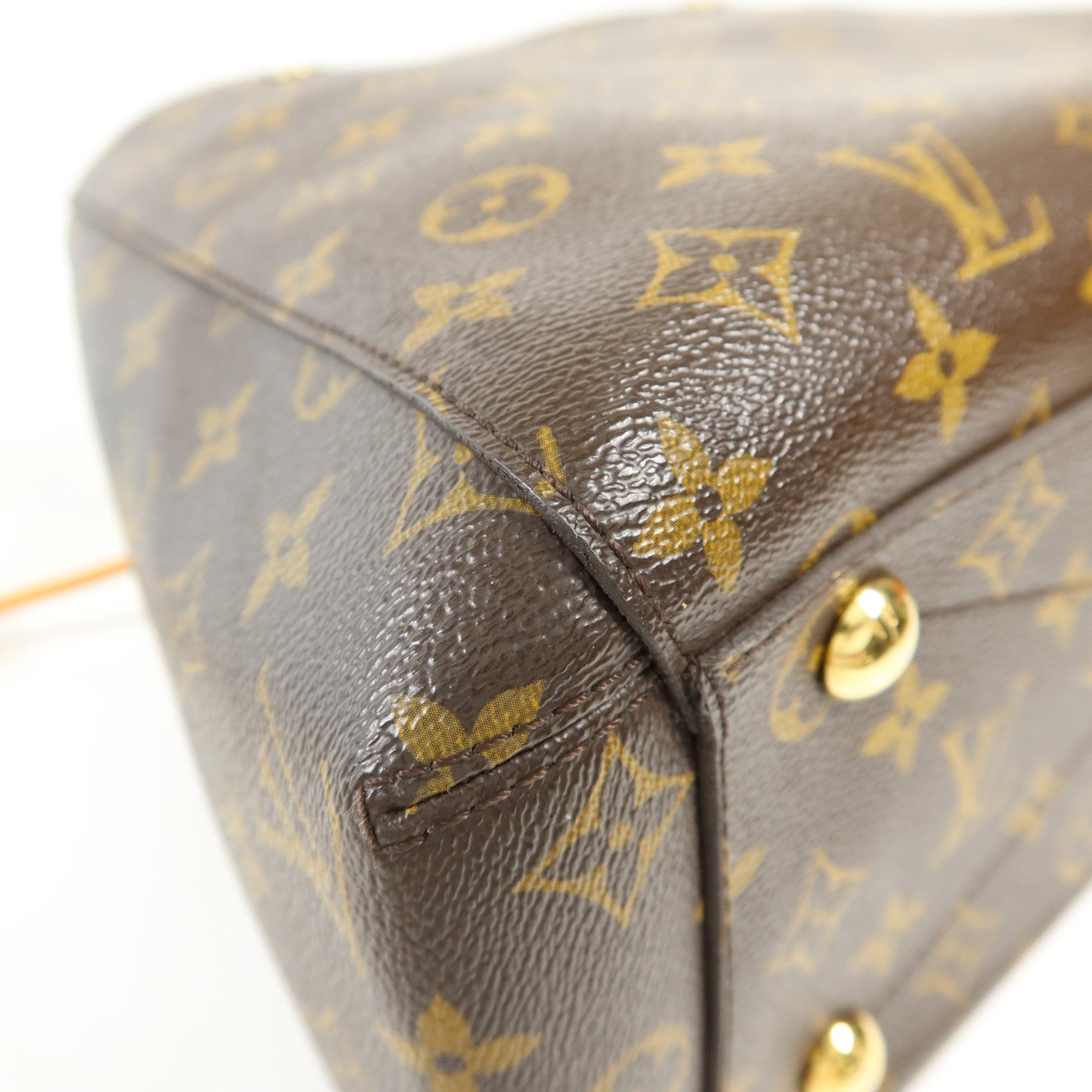 LOUIS VUITTON Monogram Montaigne MM金扣手挽肩背兩用袋