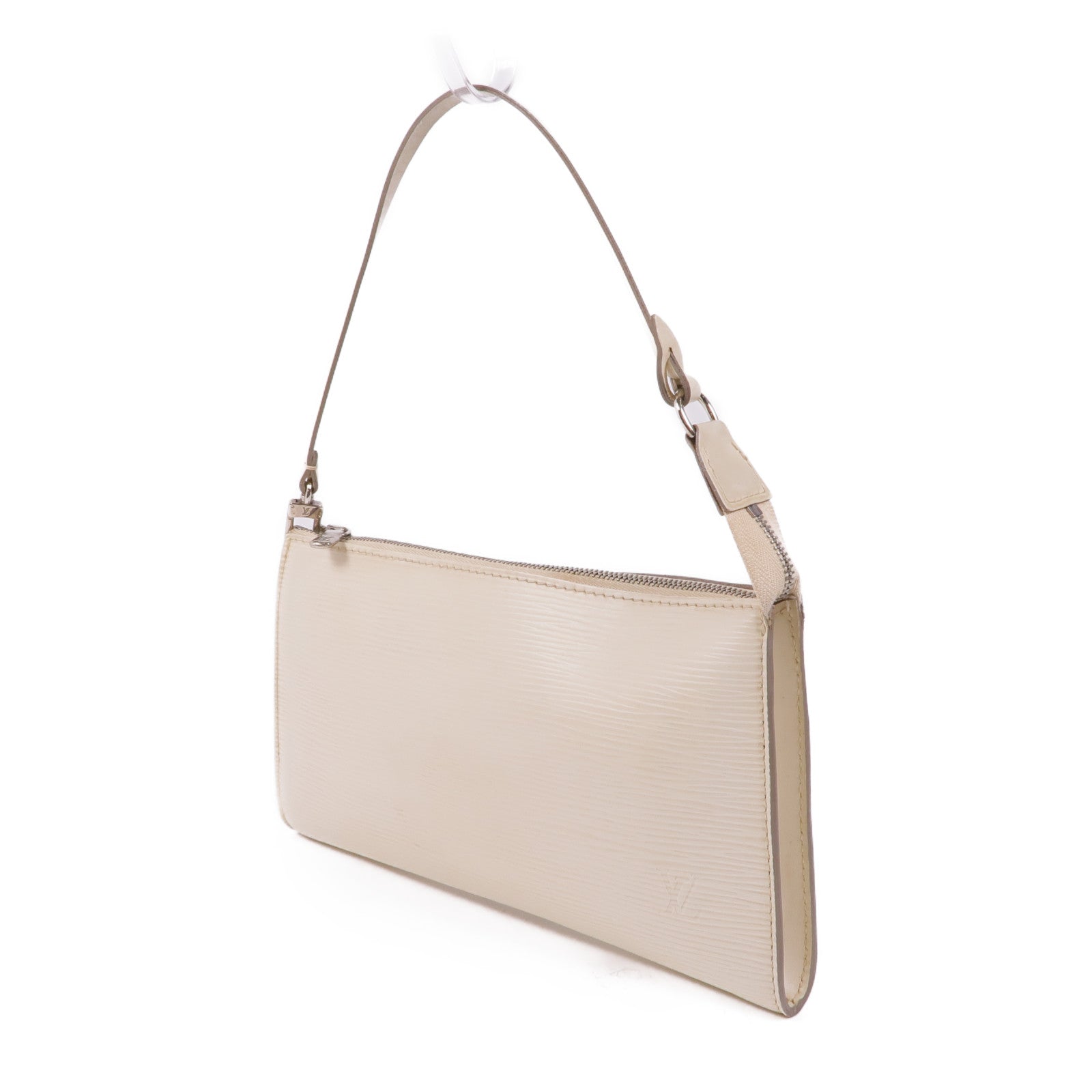 LOUIS VUITTON Epi Pochette Accessoires 24銀扣手挽袋