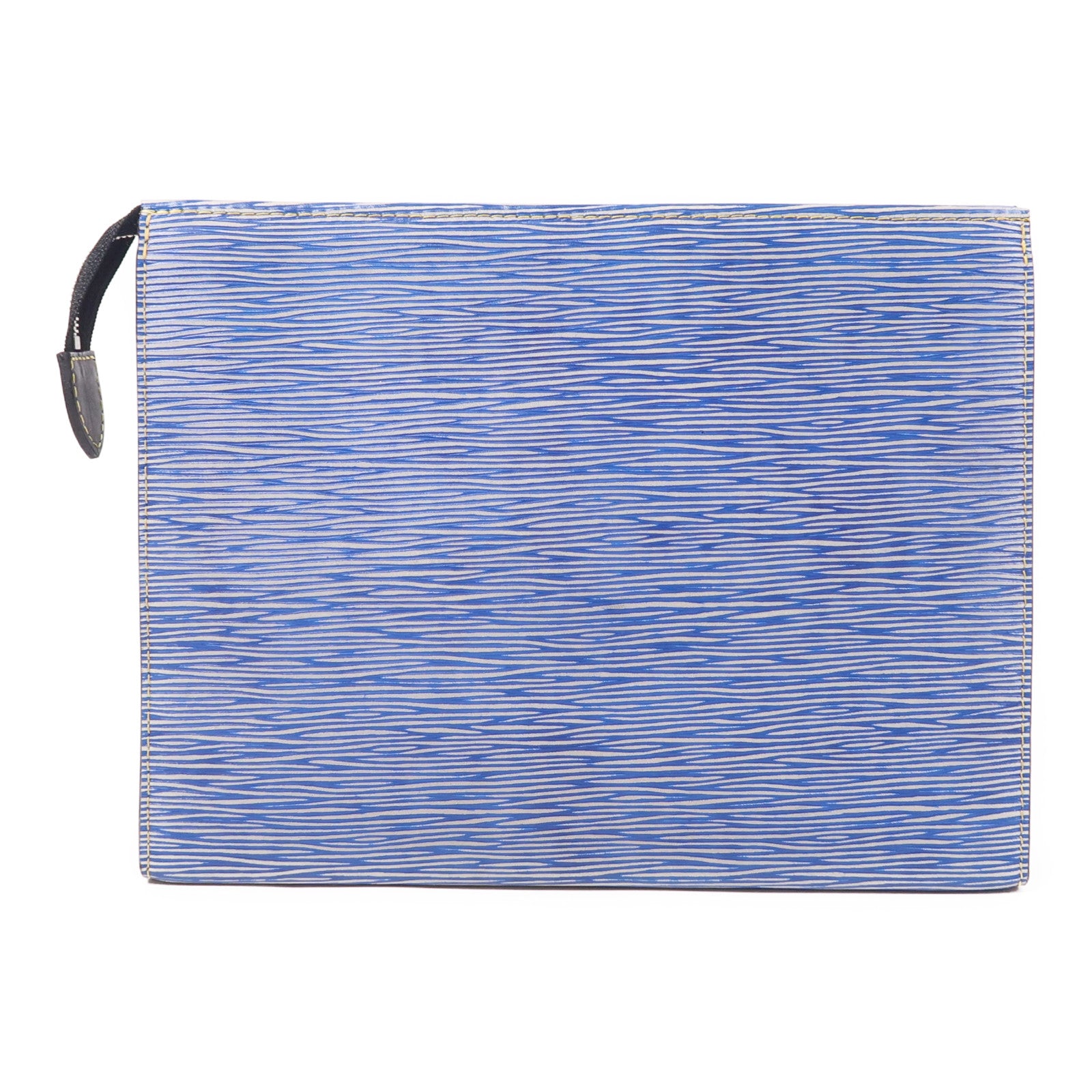 LOUIS VUITTON LV SHW Poche Toilette Pouch M54654 Epi Blue