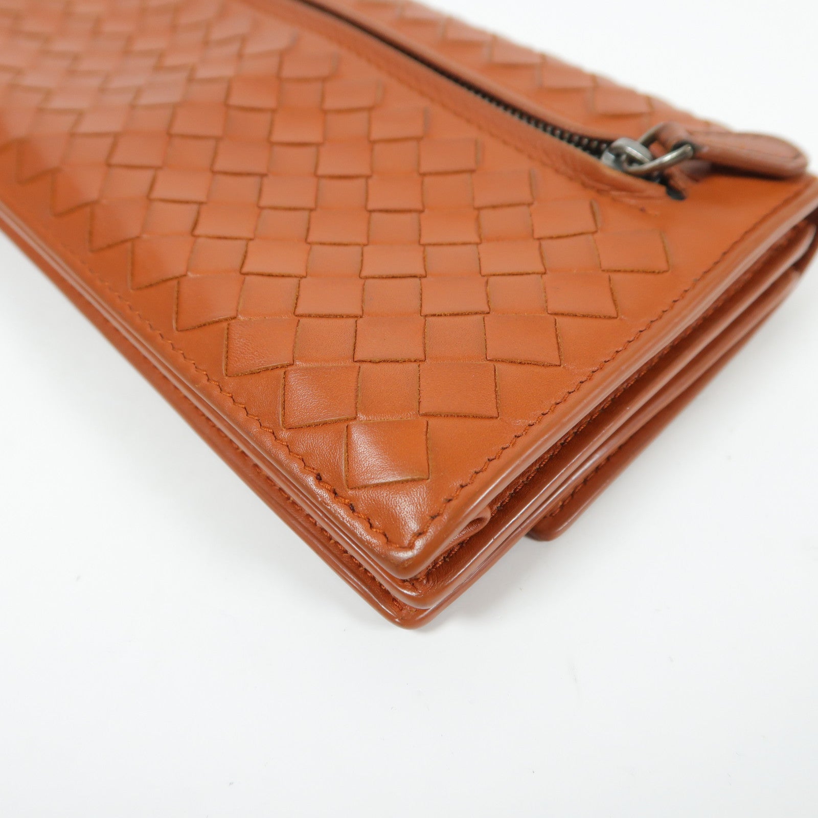 BOTTEGA VENETA 【激減優惠】羊皮皮革Long wallet長錢包