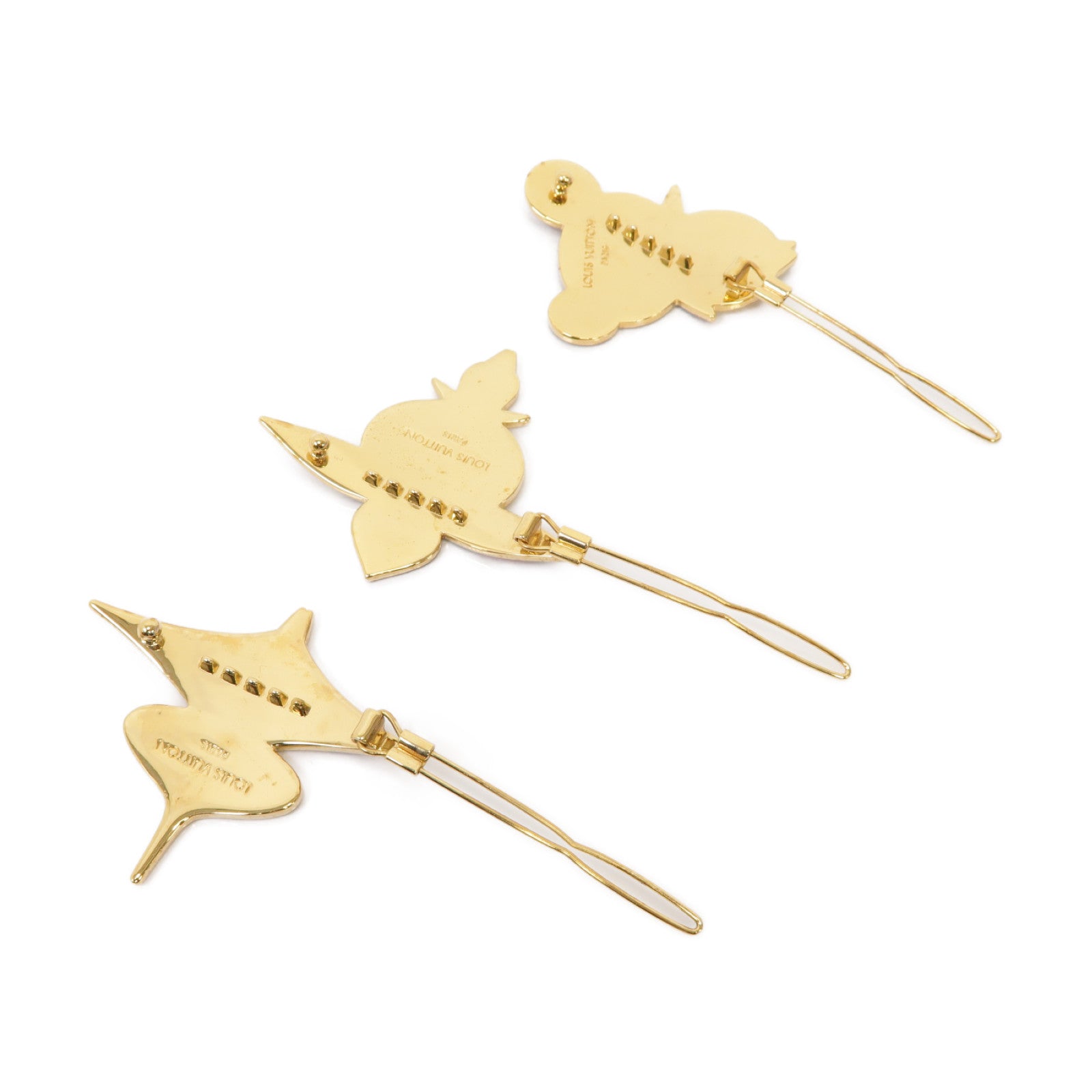 LOUIS VUITTON 【激減優惠】金屬Takashi Murakami Hair Pin Set髮夾套裝彩色