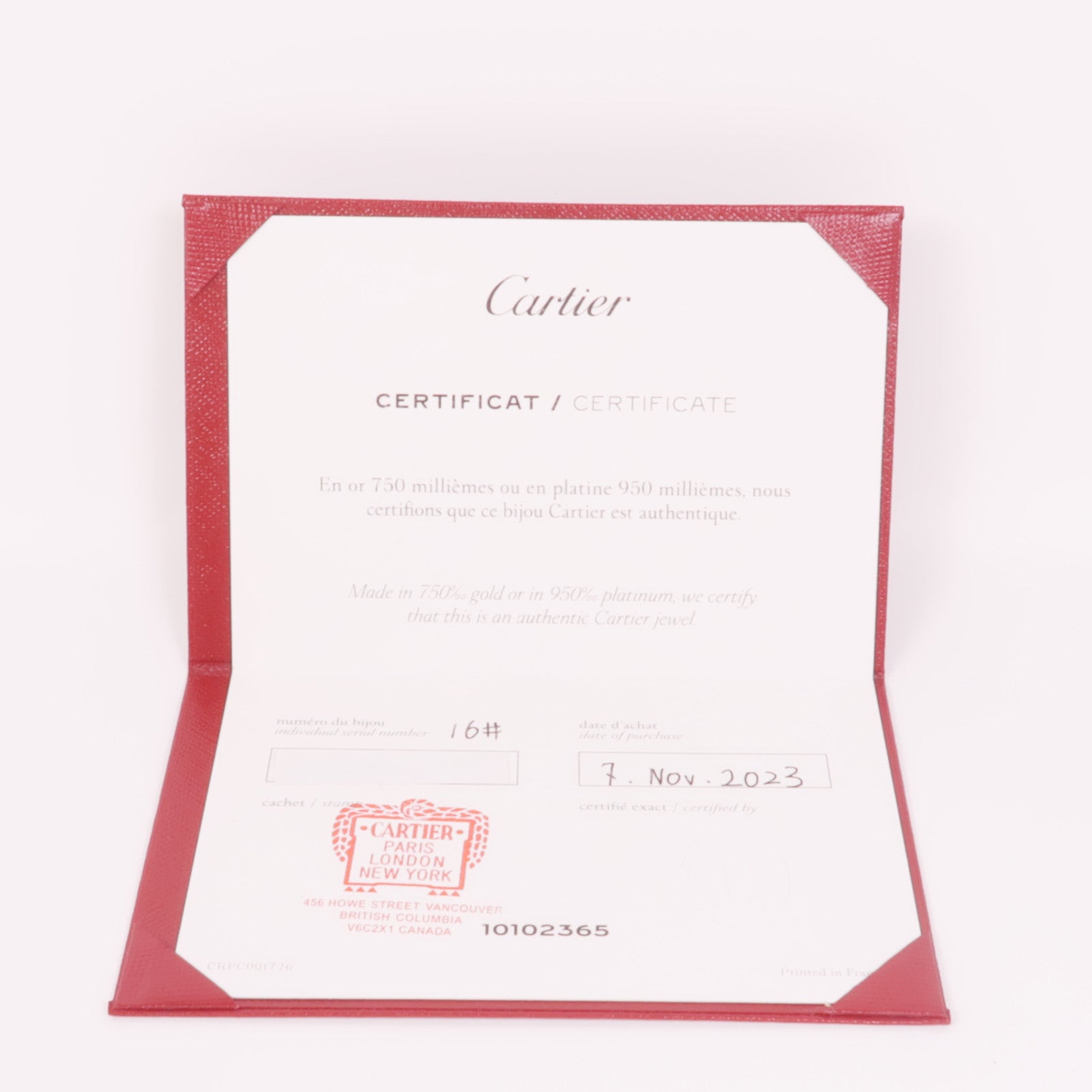 CARTIER 18K玫瑰金Love Bracelet Full Diamond鑽石手鐲Cartier#16