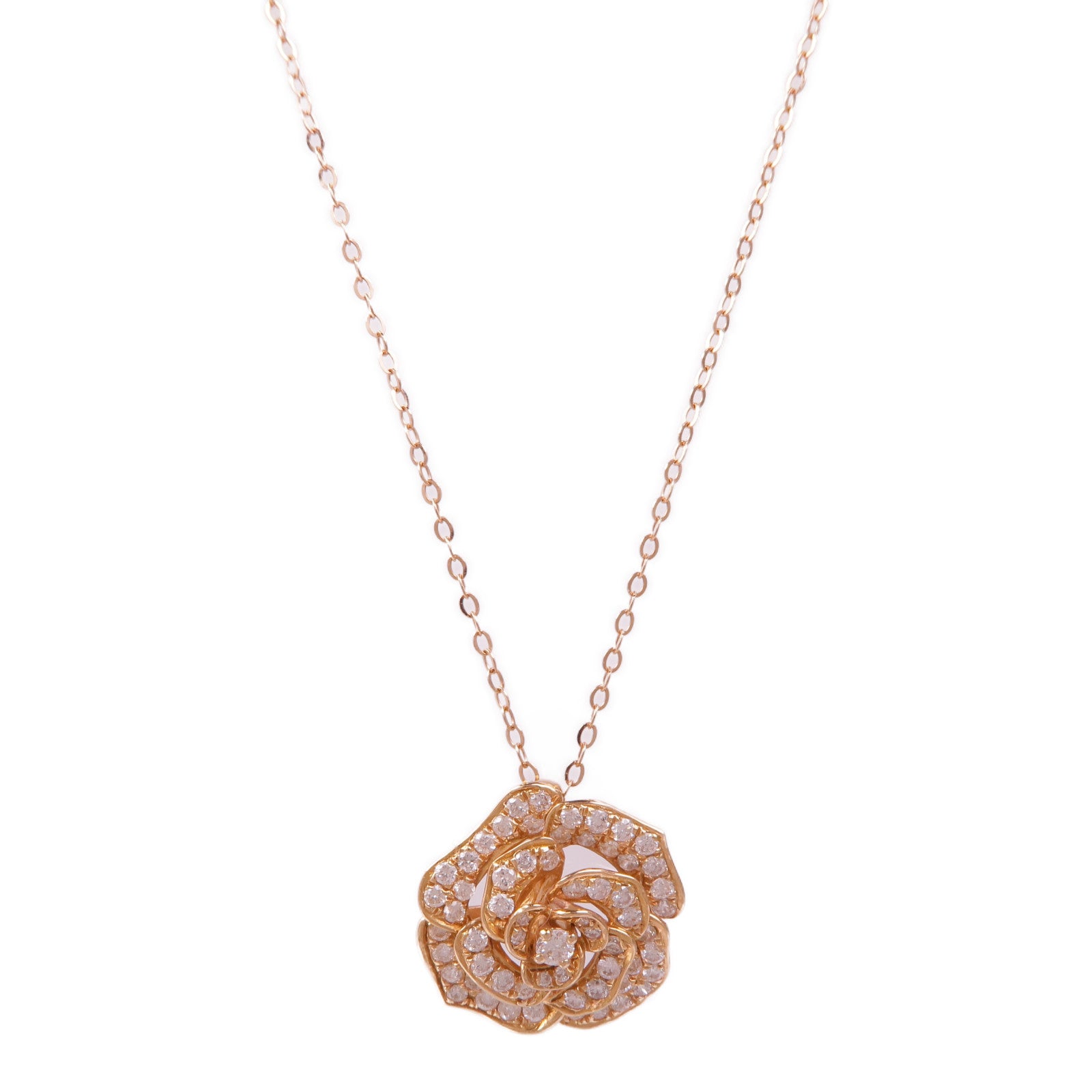 JEWELRY 18K玫瑰金Diamond Necklace鑽石項鍊