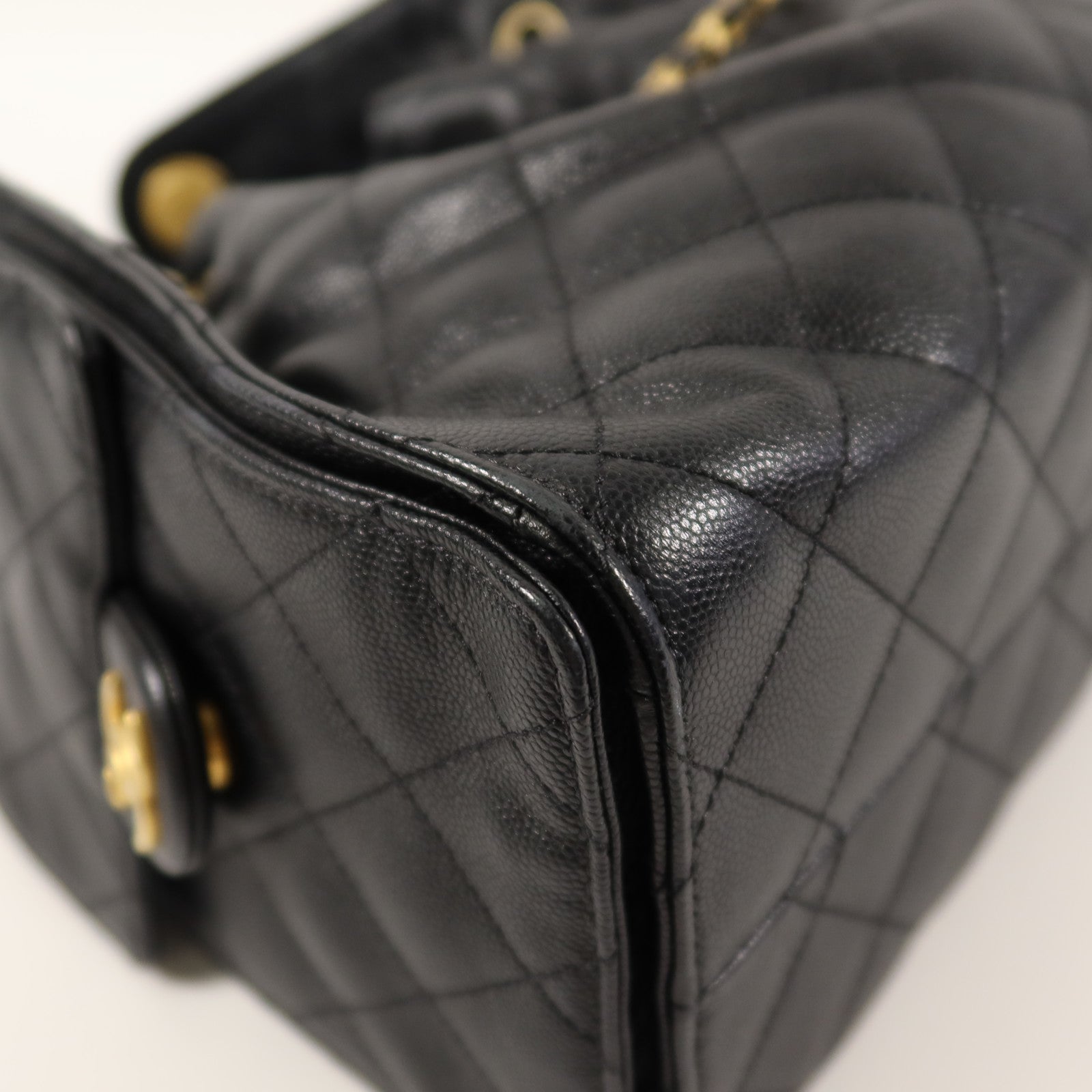 CHANEL 牛皮皮革Chanel 25 Small鏈帶肩背袋