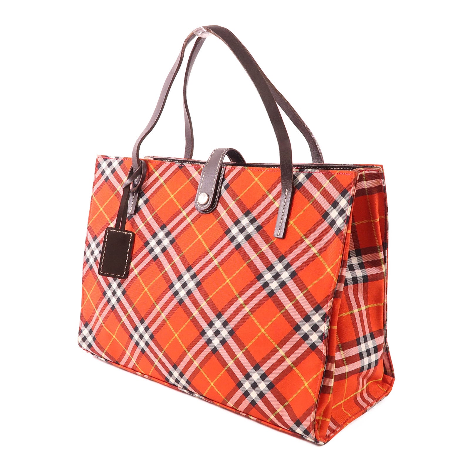 BURBERRY 尼龍Hand Bag銀扣手挽袋