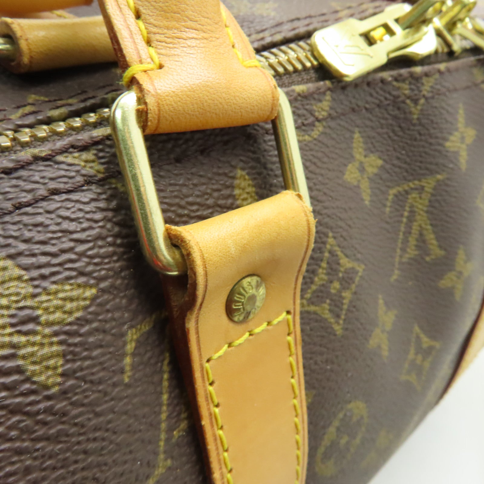 LOUIS VUITTON Monogram Keepall 55 Bandouliere金扣旅行袋啡色