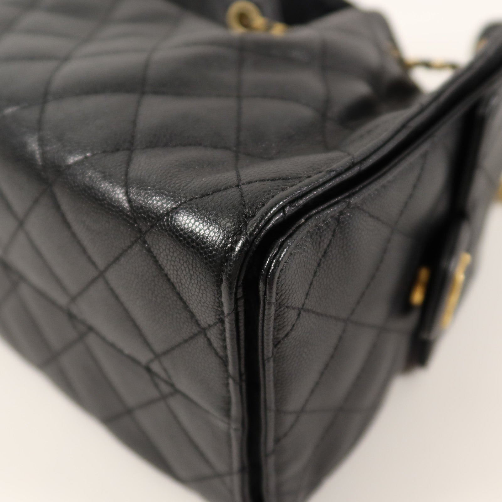 CHANEL 牛皮皮革Chanel 25 Small鏈帶肩背袋