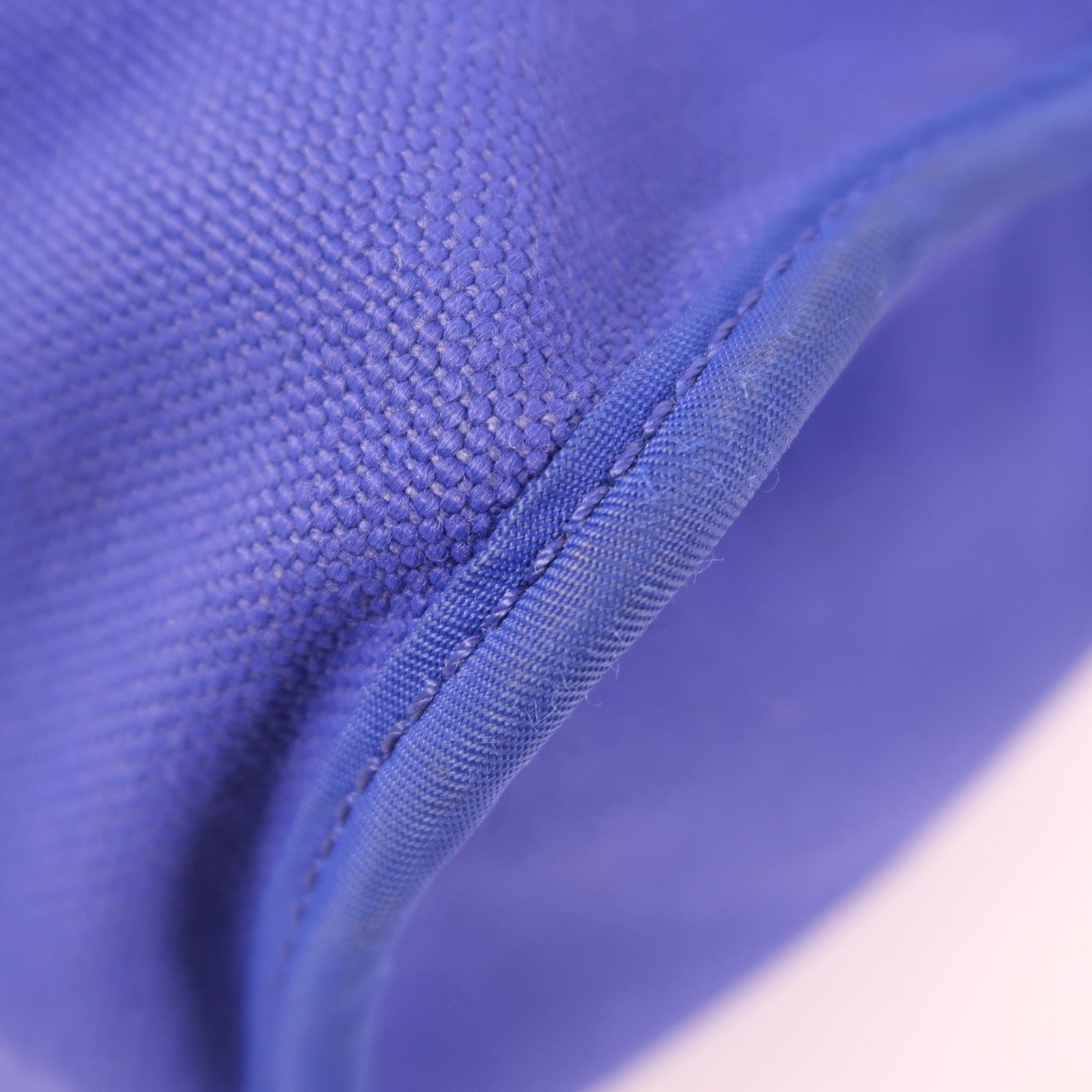 HERMES 【激減優惠】帆布Herbag PM銀扣手挽肩背兩用袋Bleu Electrique