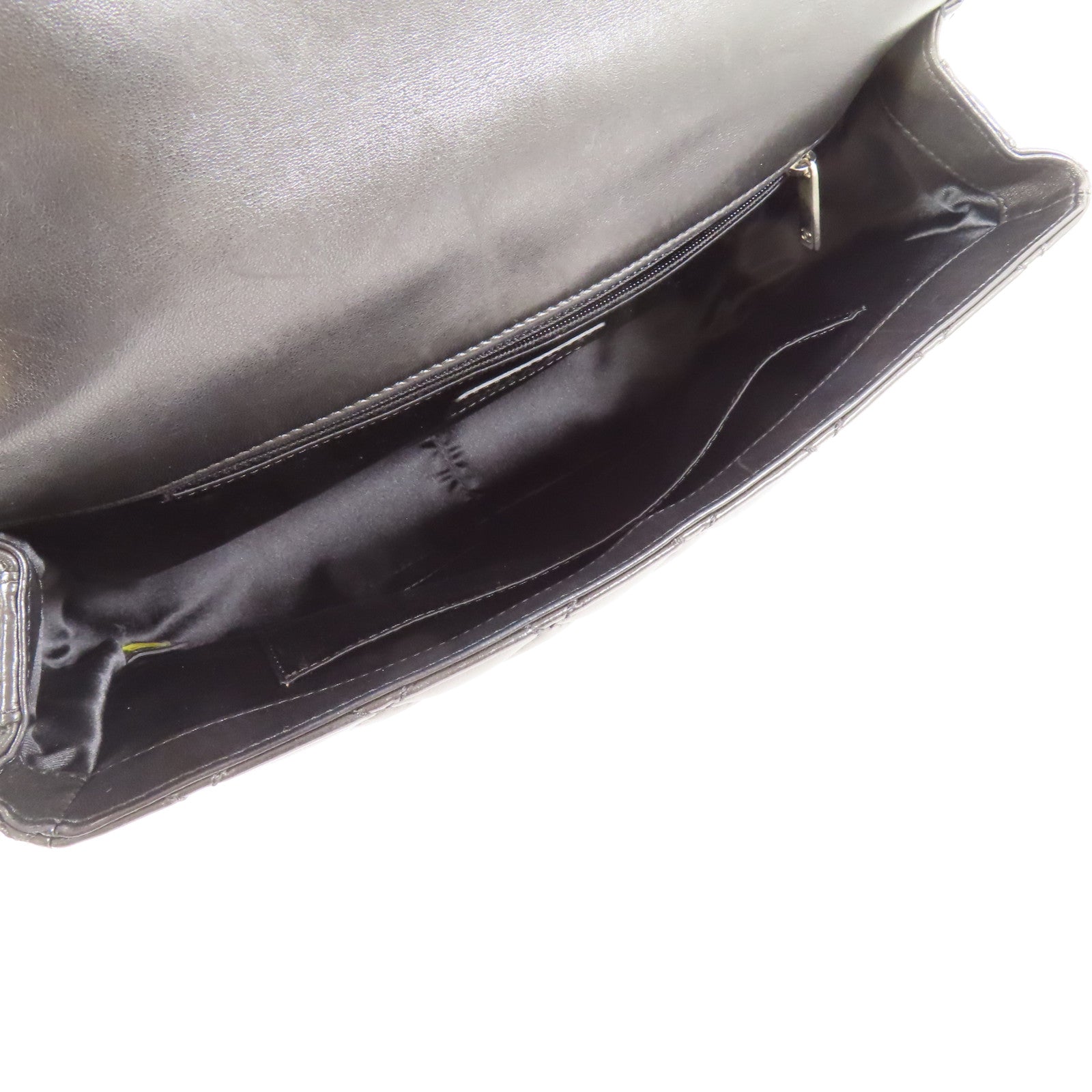 CHANEL 牛皮皮革2 Way Shoulder Bag銀扣手挽肩背兩用袋