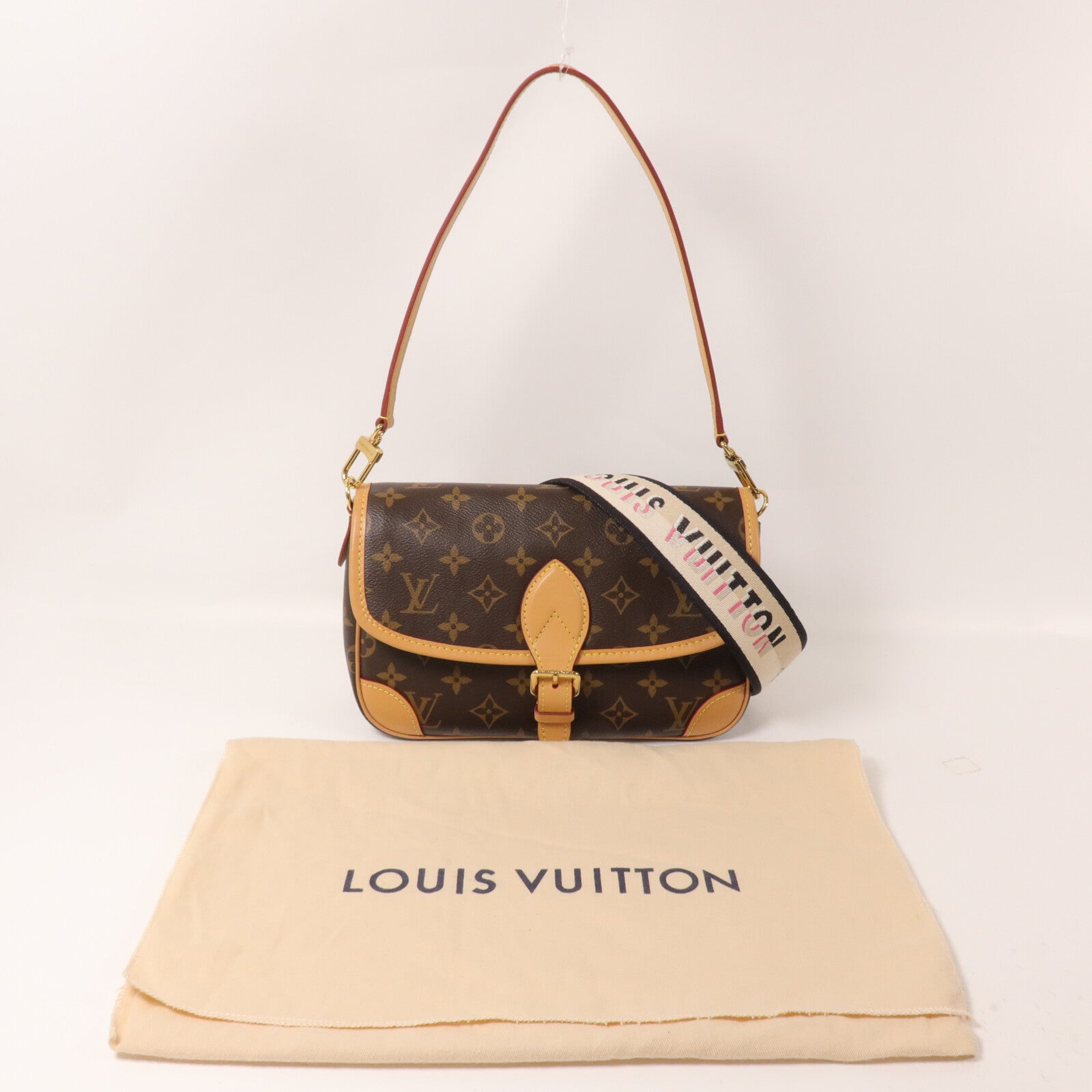 LOUIS VUITTON Monogram Diane手挽肩背兩用袋